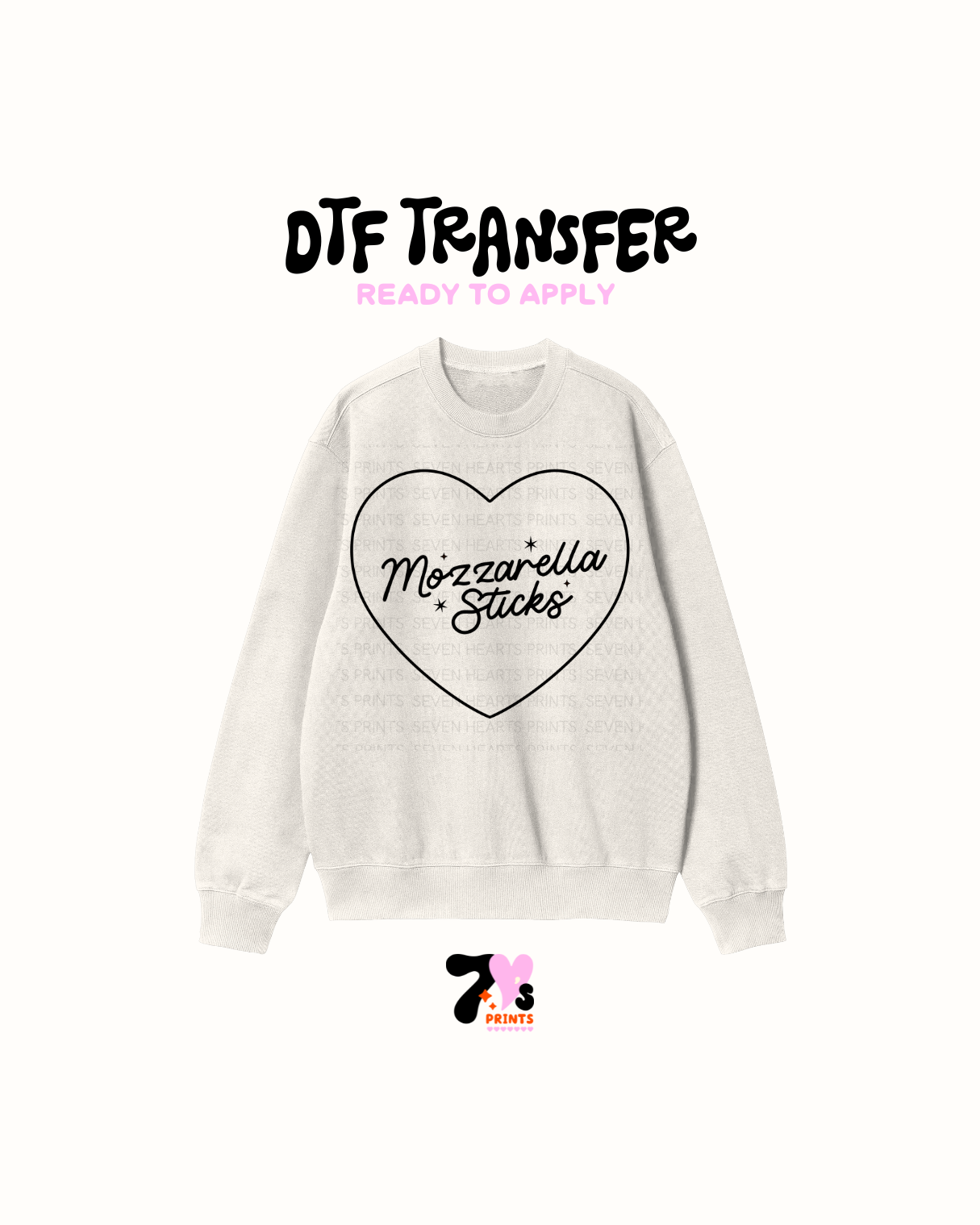 Mozarrela sticks- DTF Transfer