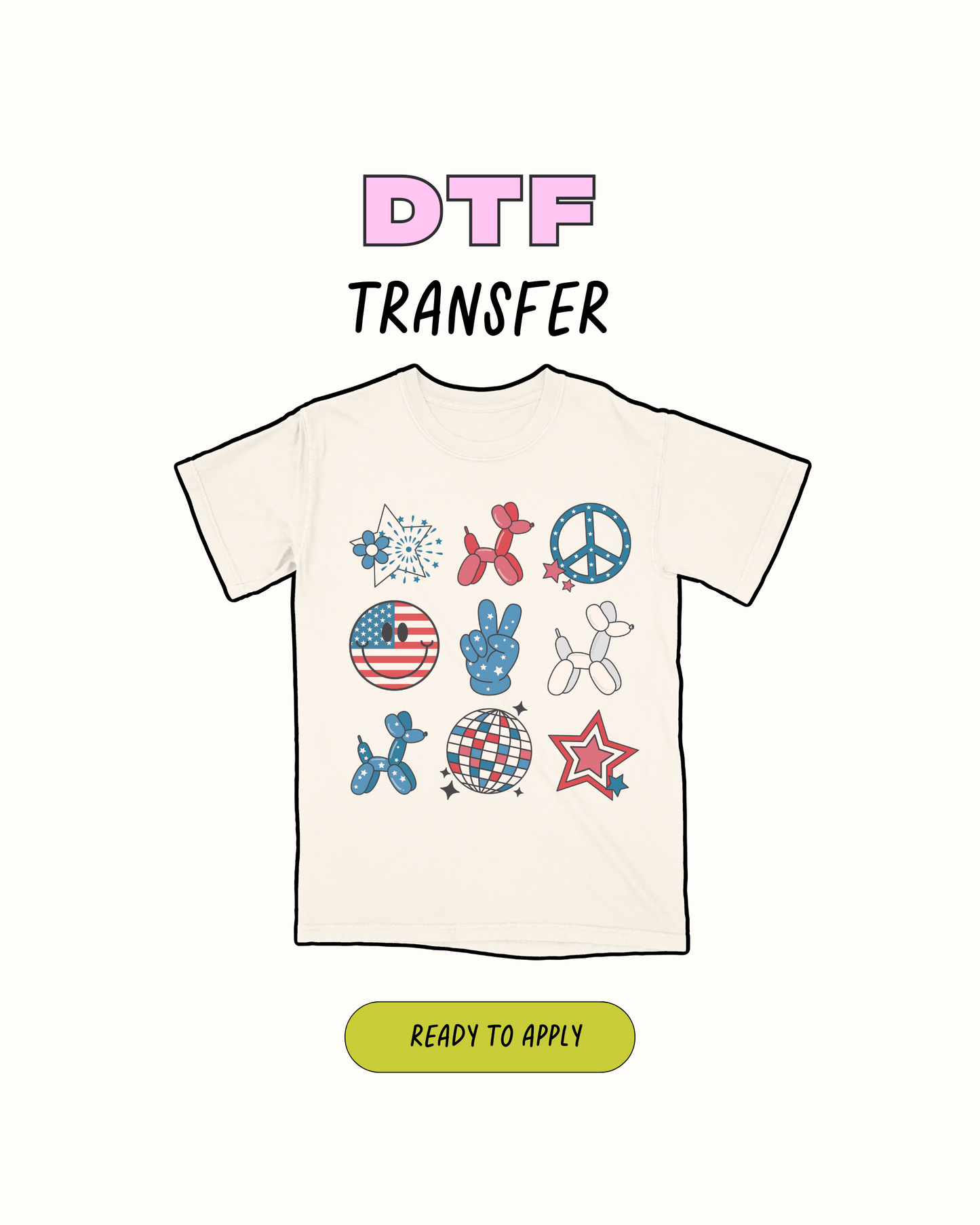 4 de julio #6 - Transferencia DTF