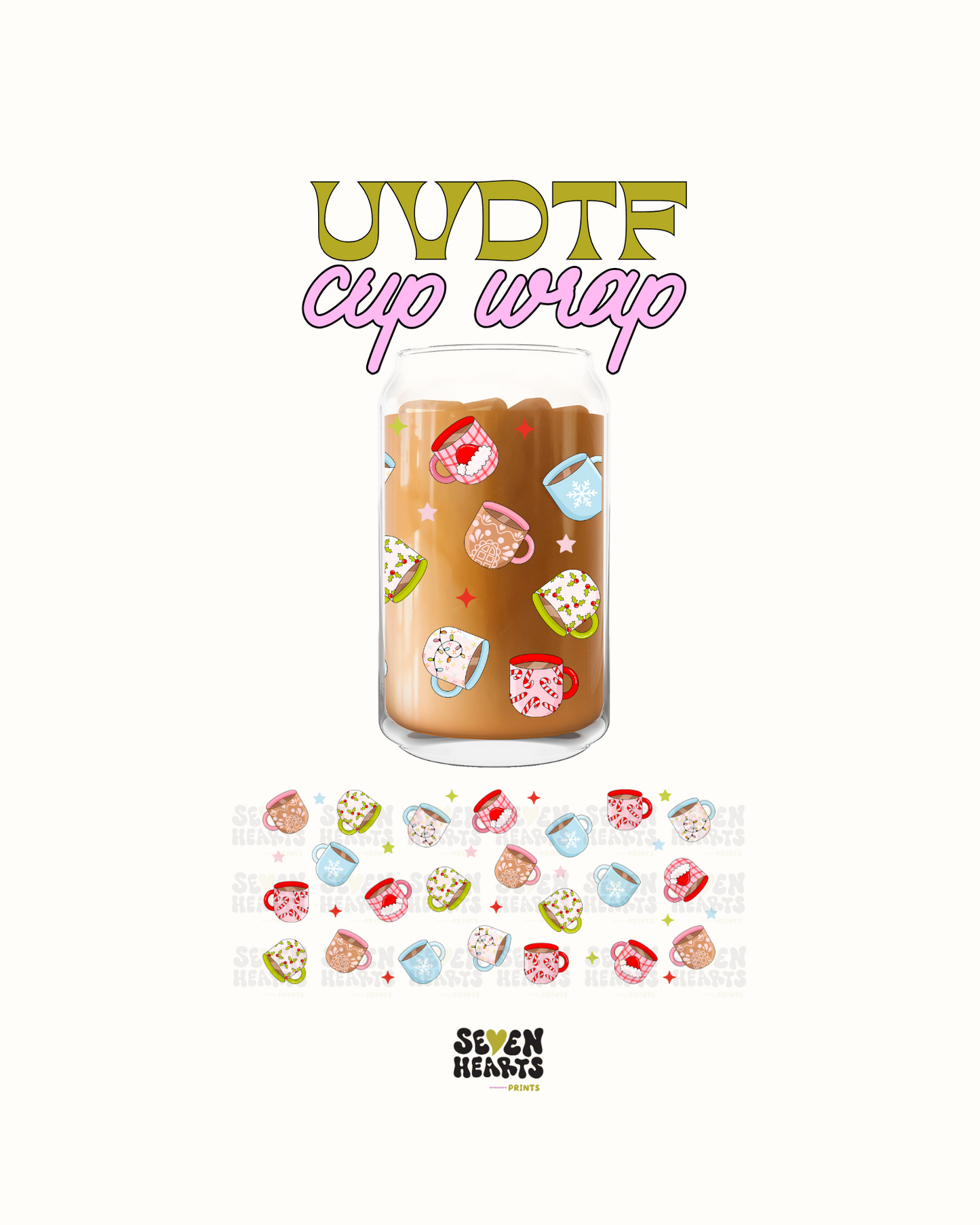 Xmas mugs - UVDTF