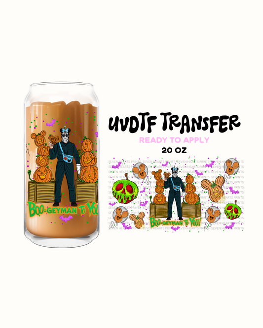 Boogey men to you - UVDTF 20oz Cup Wrap