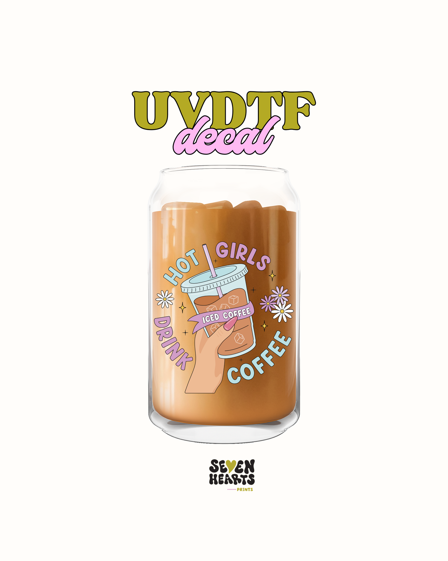 hot girls drink coffee - UVDTF