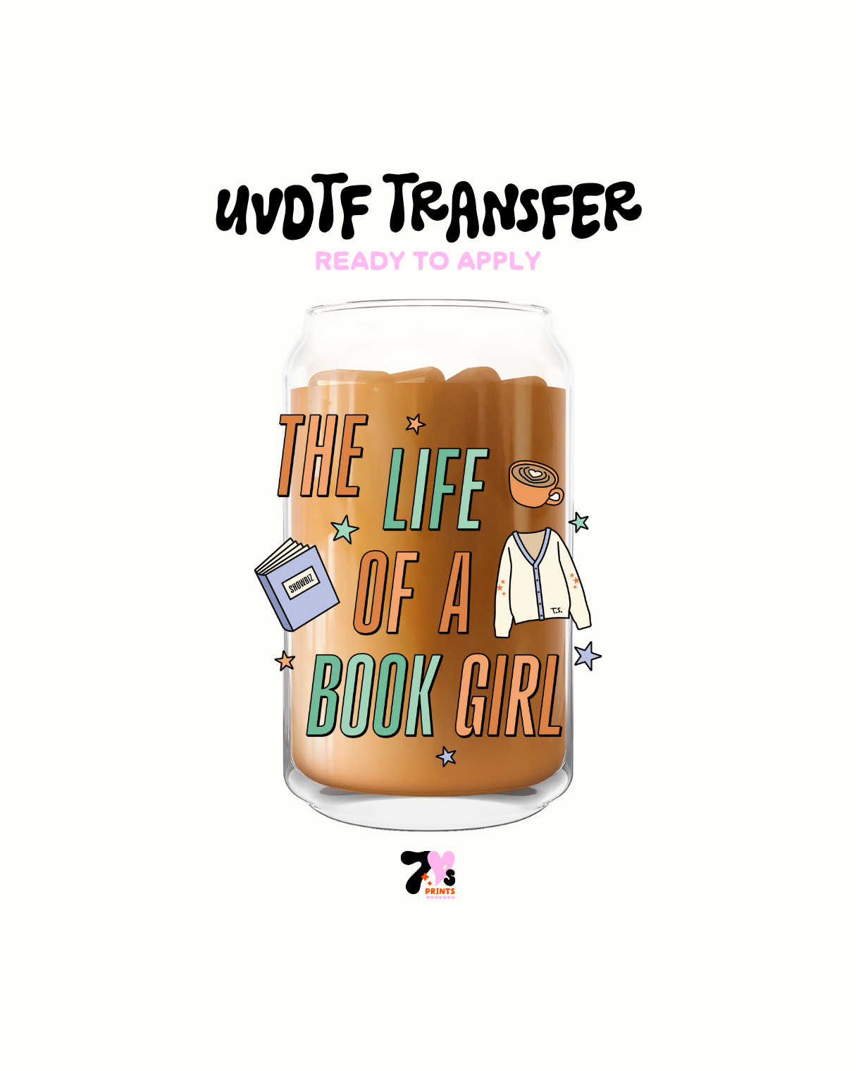 The life of a bookgirl- UVDTF Decal