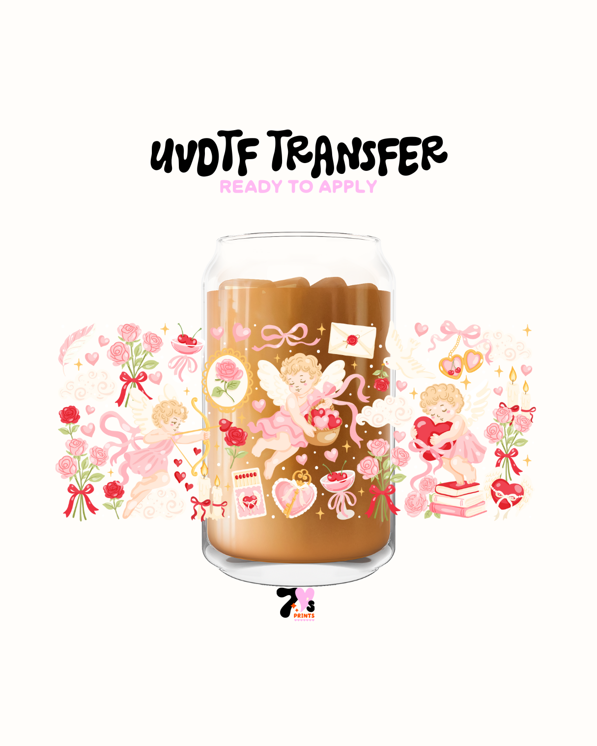 Cupid valentime - UVDTF Wraps