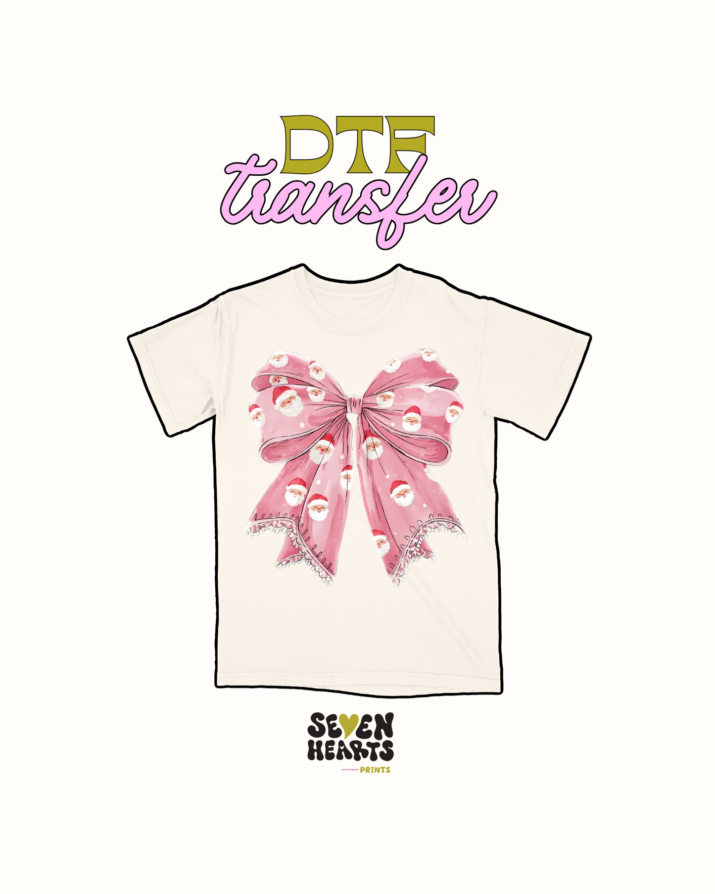 Chritsmax Bow - DTF Transfer