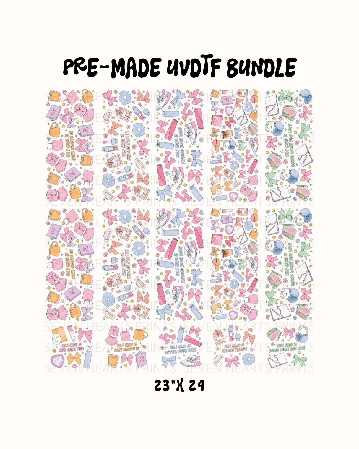 Self love Pre-Made UVDTF Gang sheet