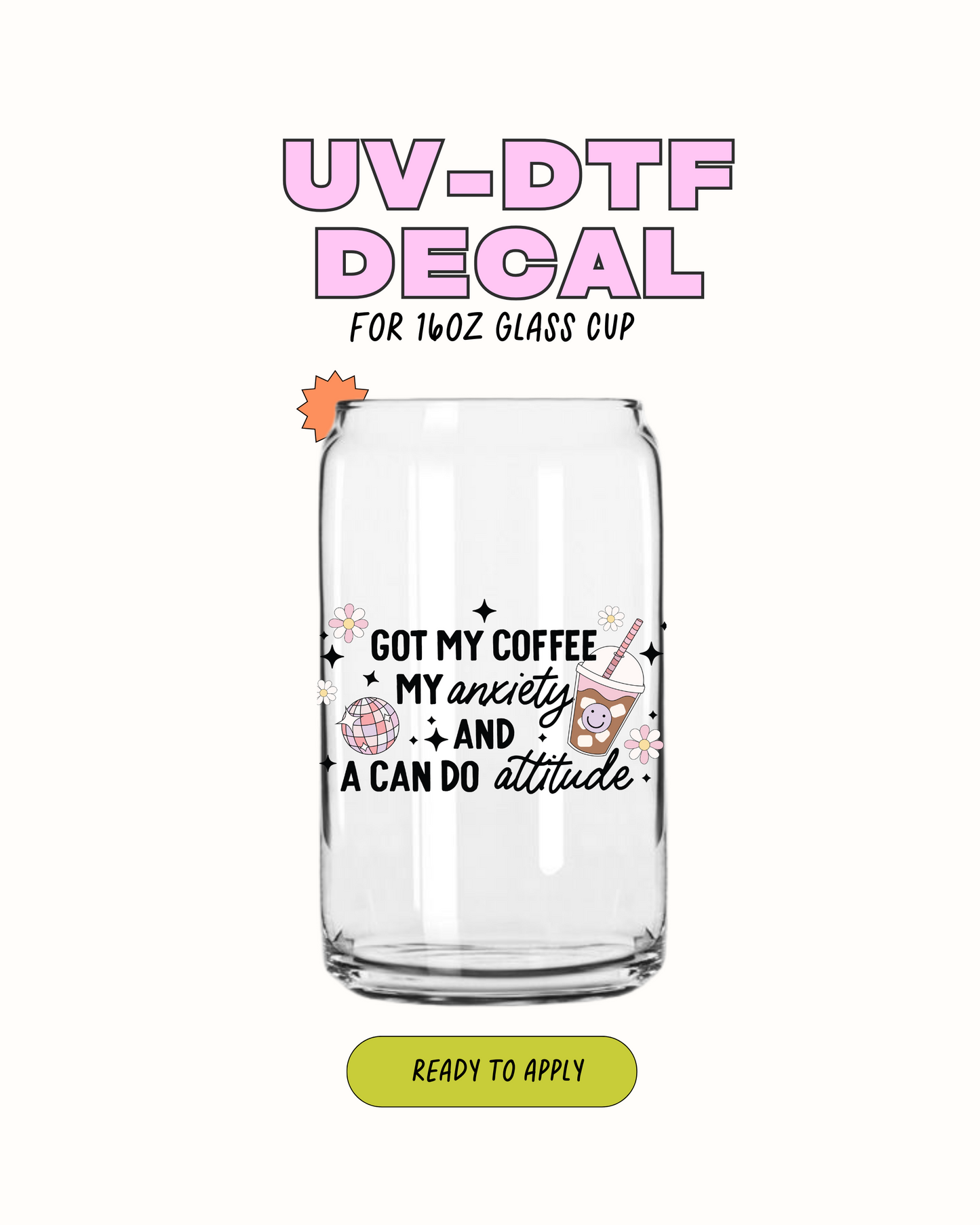 Tengo mi café - UV DTF