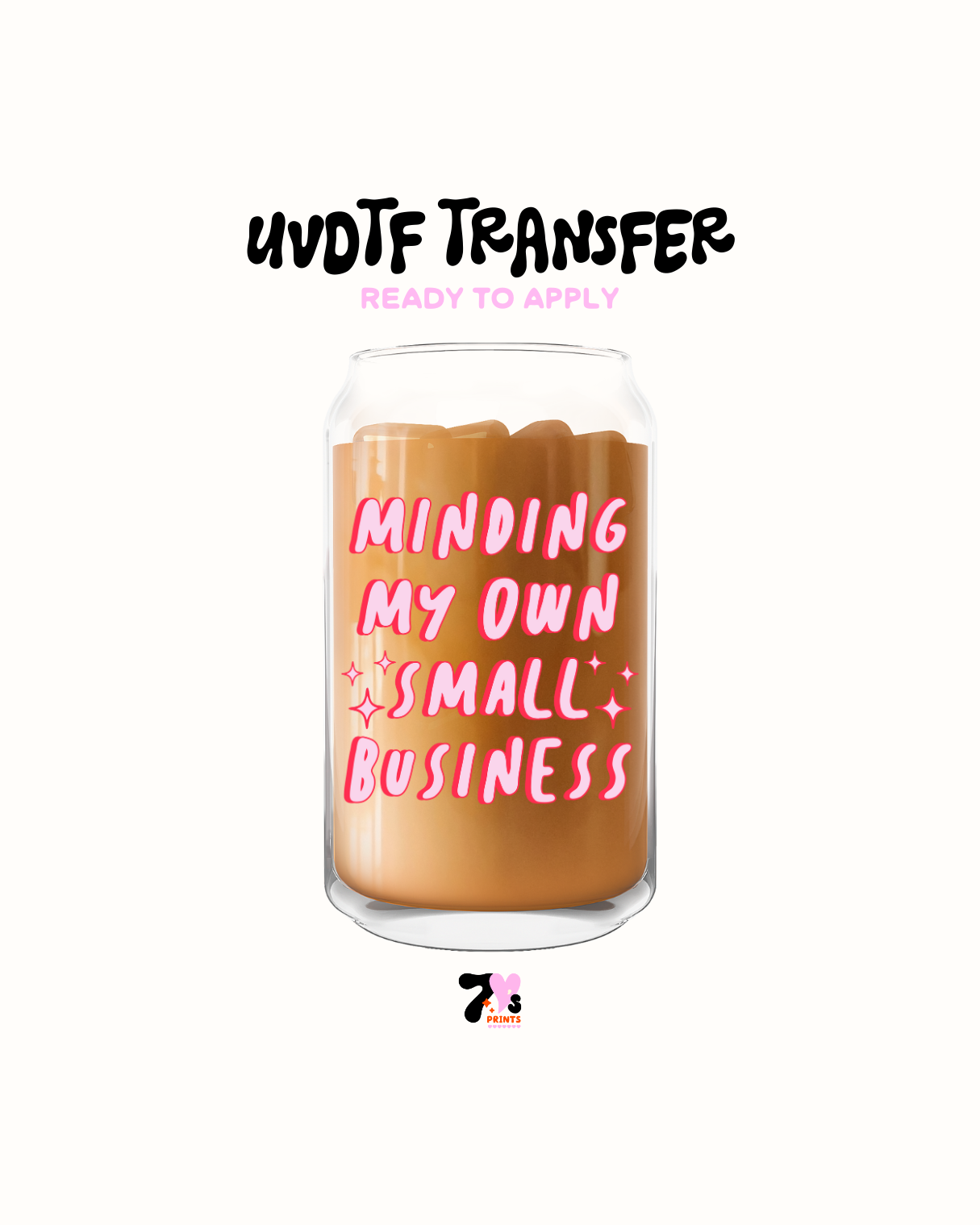 Minding my own small buisness - UVDTF Decal