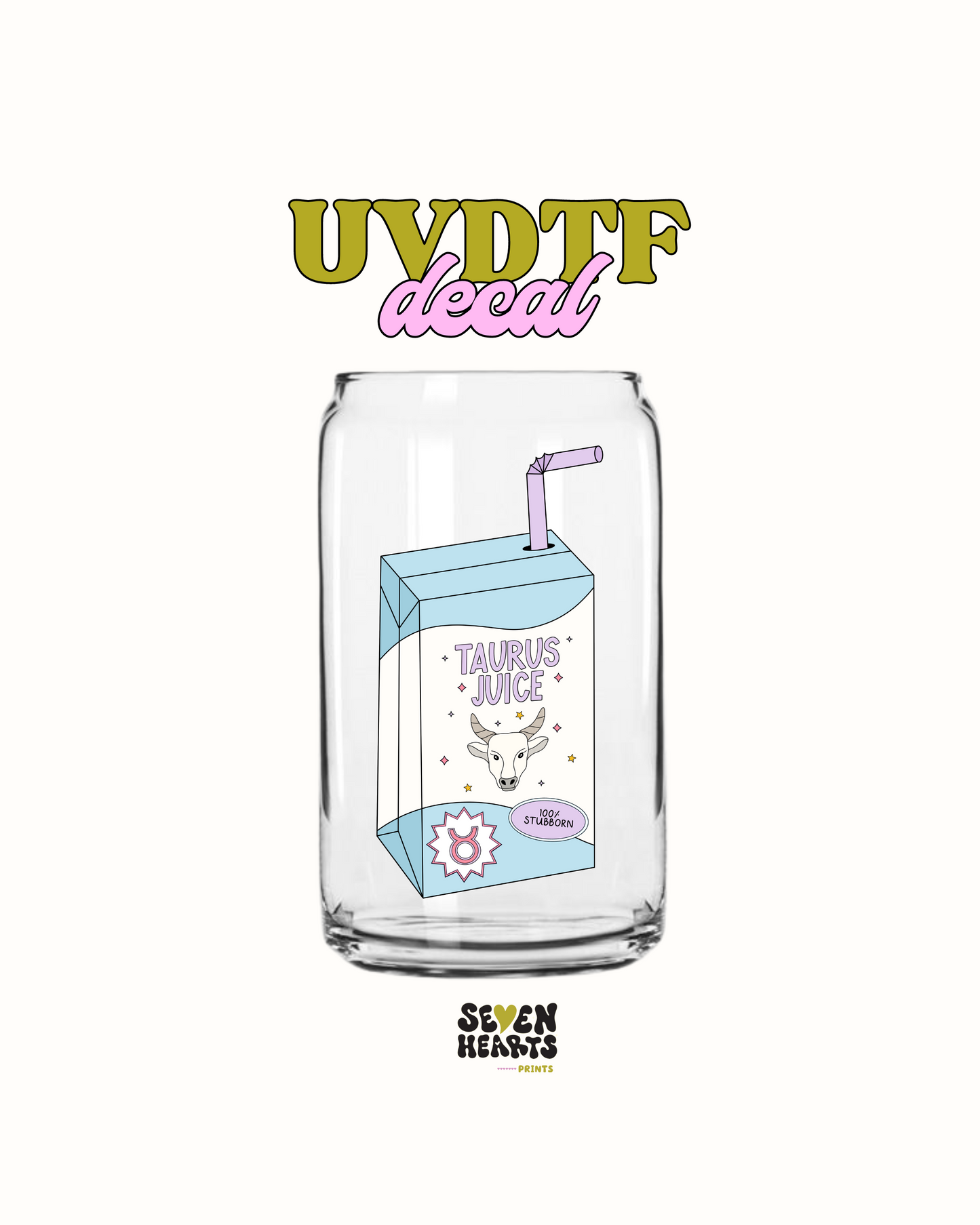Zodiac sign Juice Box - UVDTF