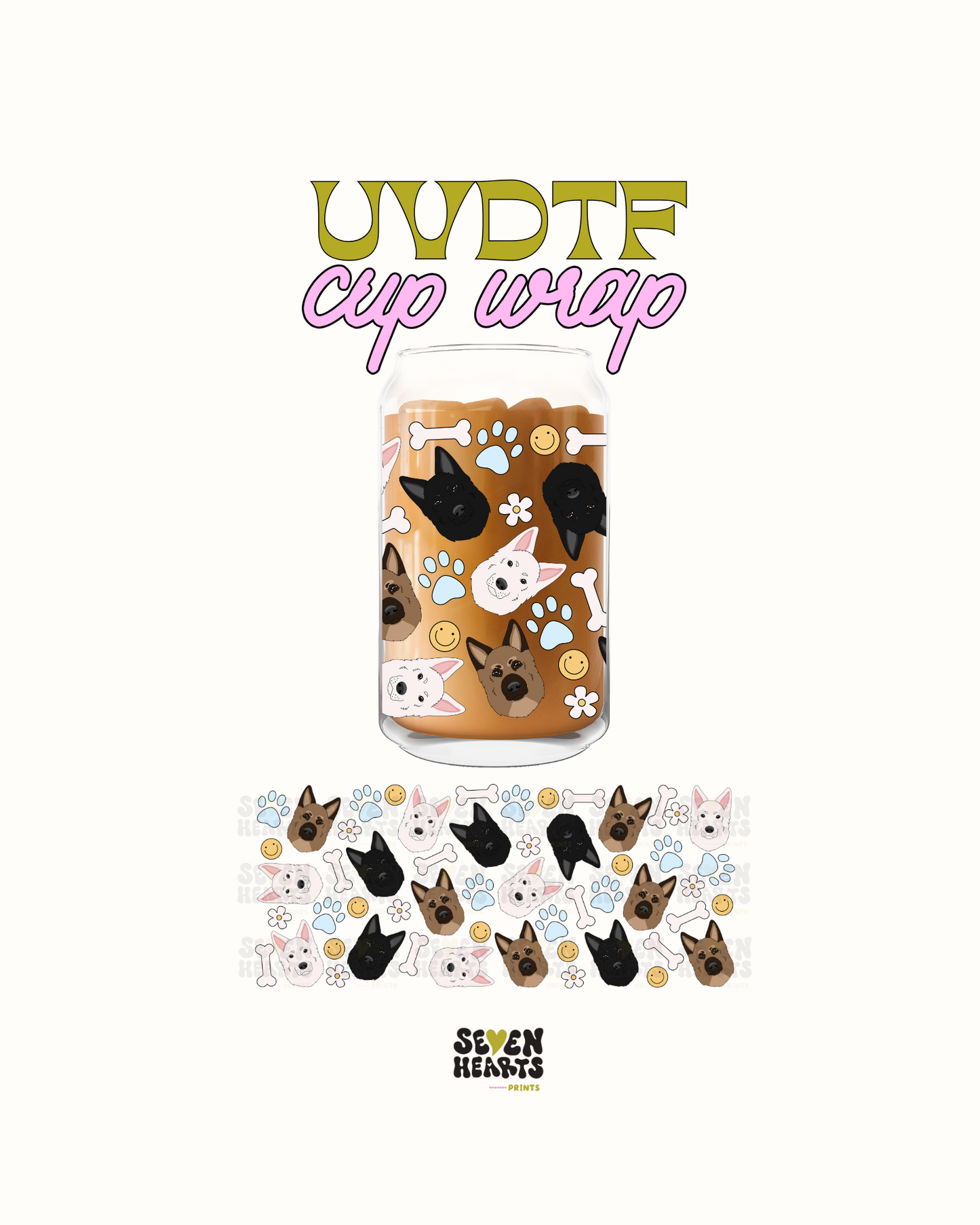 Sherman shepper - UVDTF Cup Wrap