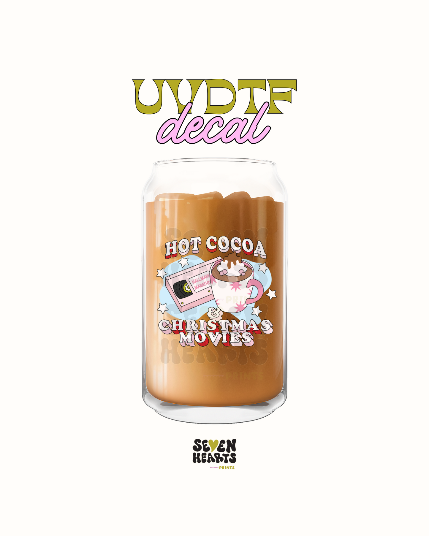 Hot cocoa and movies- UVDTF Decal