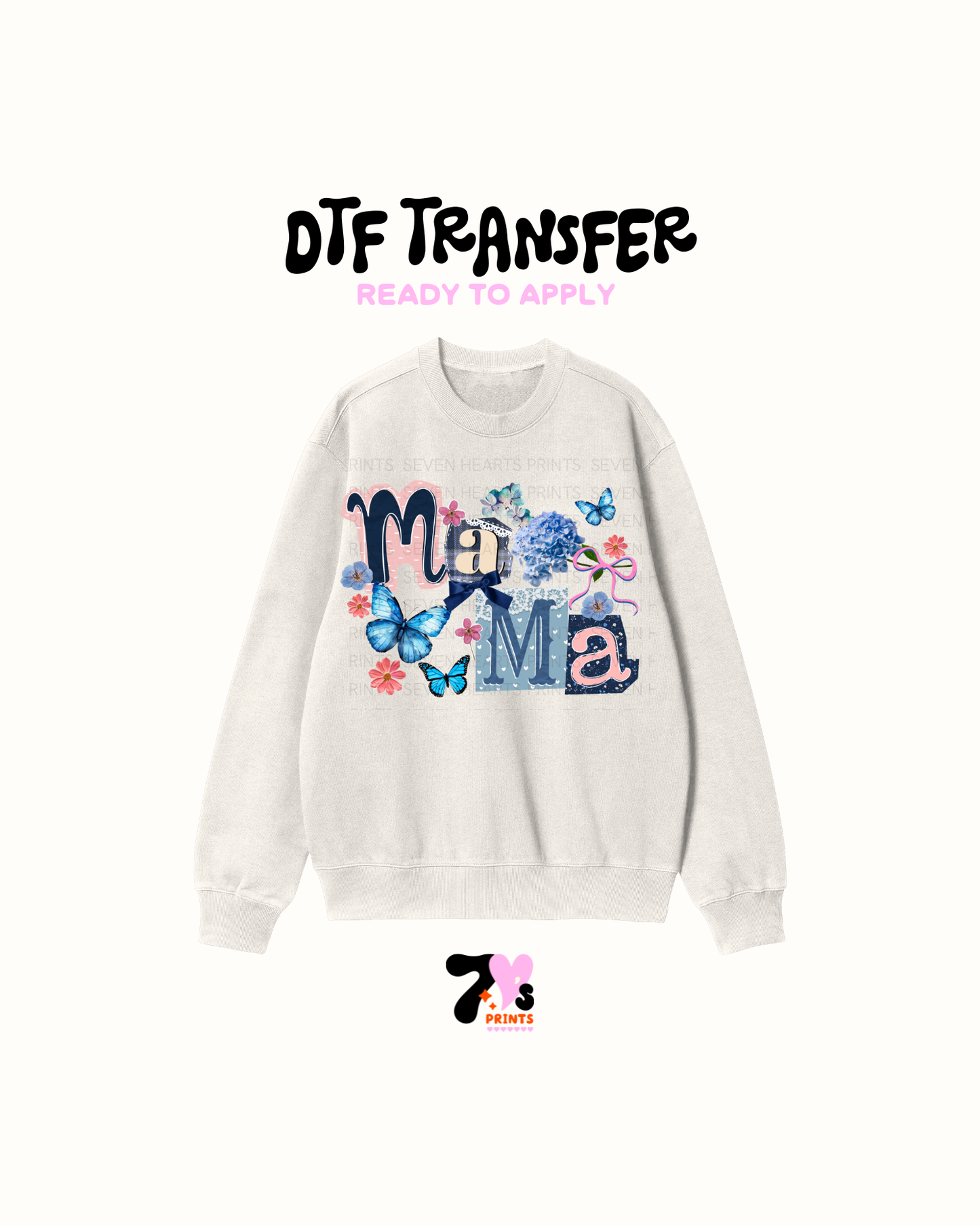 Mama Blue - DTF Transfers