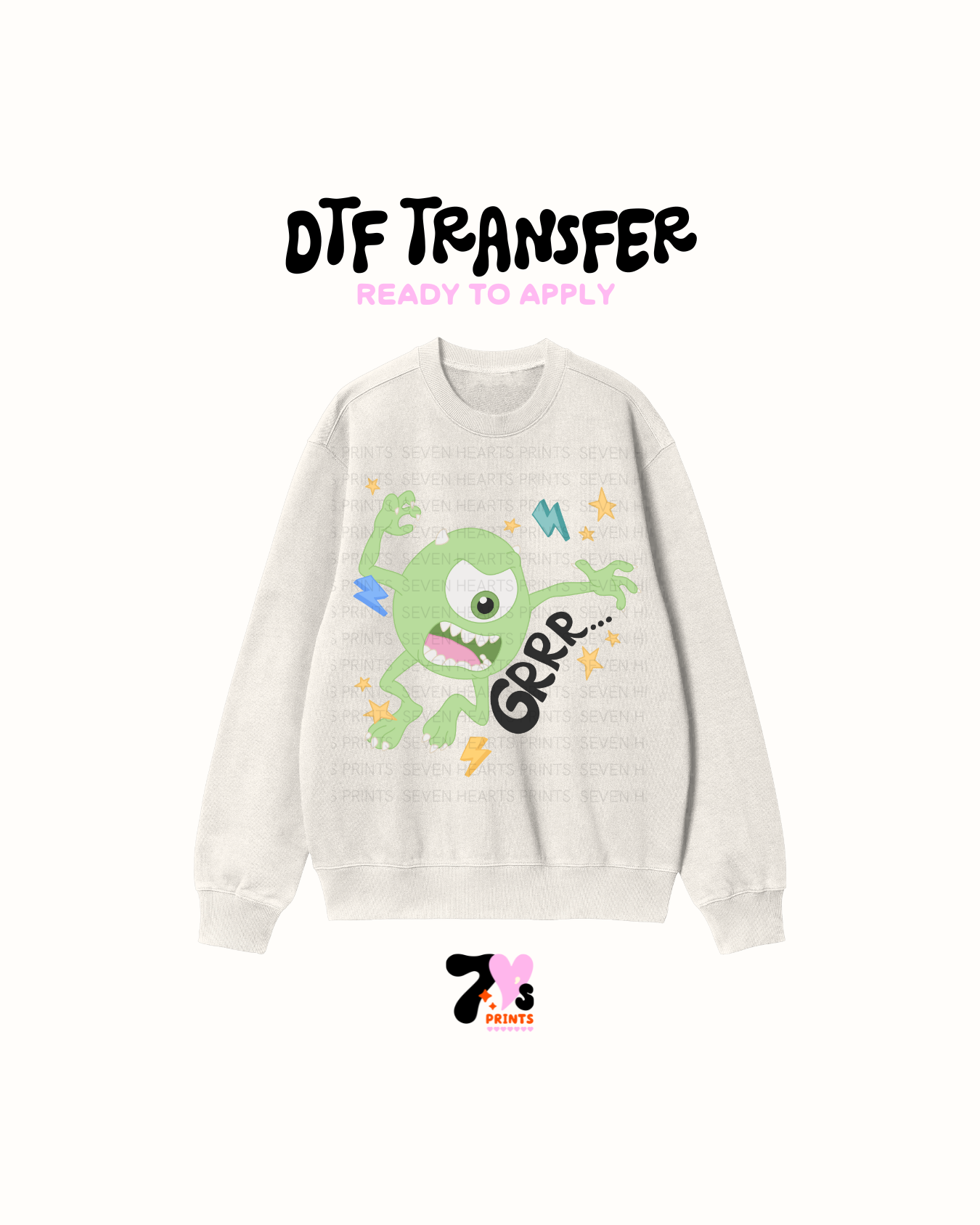 Green Monster - DTF Transfers
