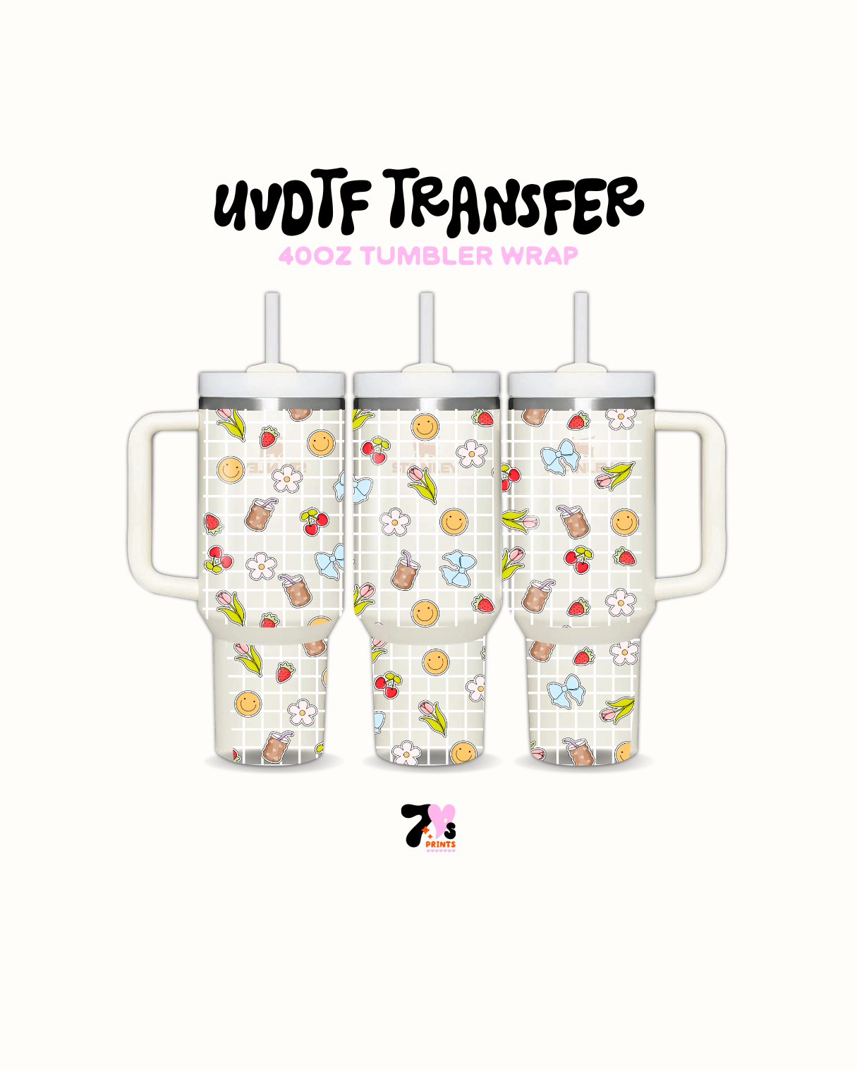 Cherries and bows - UVDTF Wrap