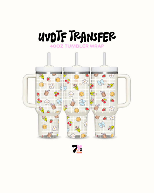 Cherries and bows - UVDTF Wrap