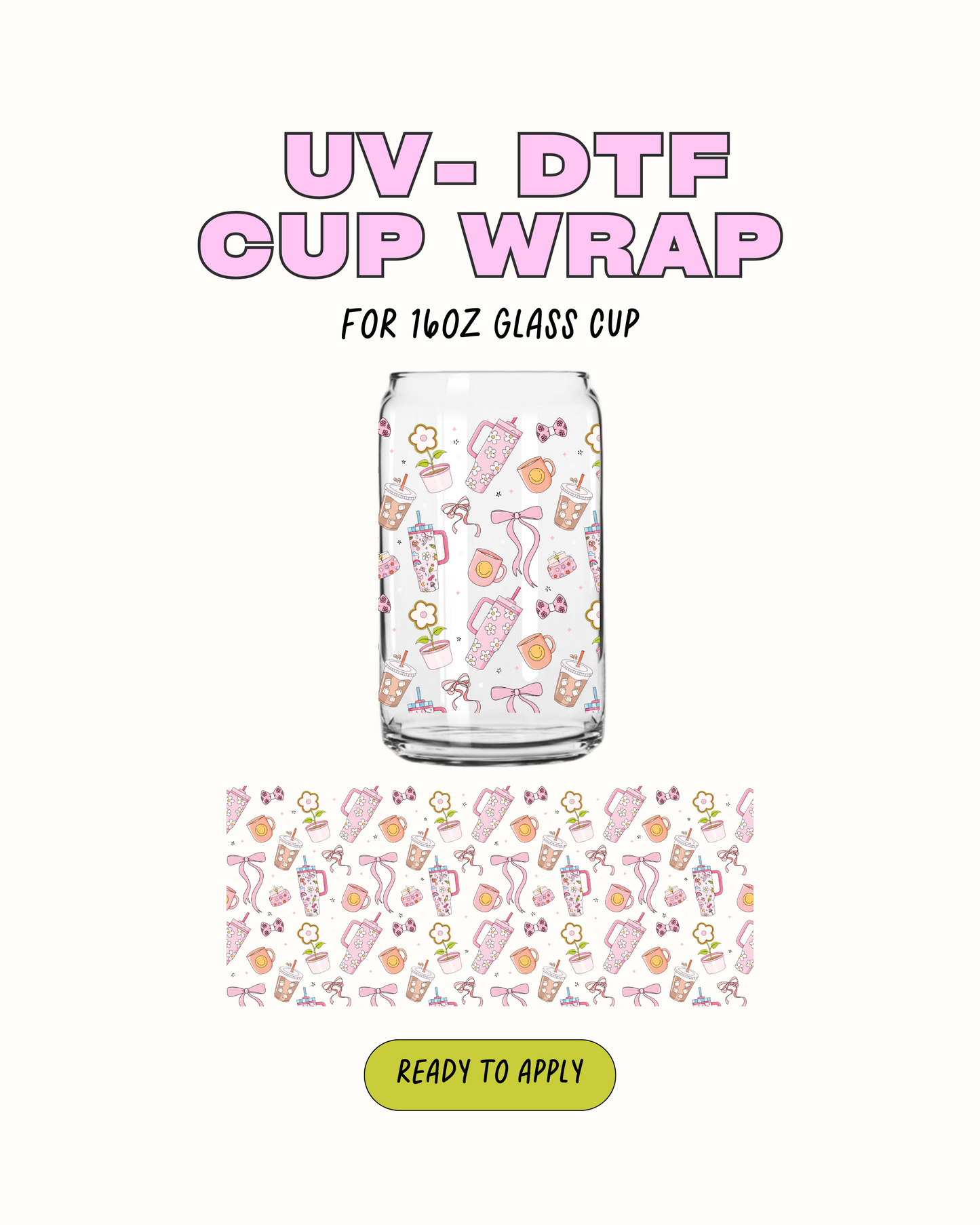 Lazos y café - UV DTF