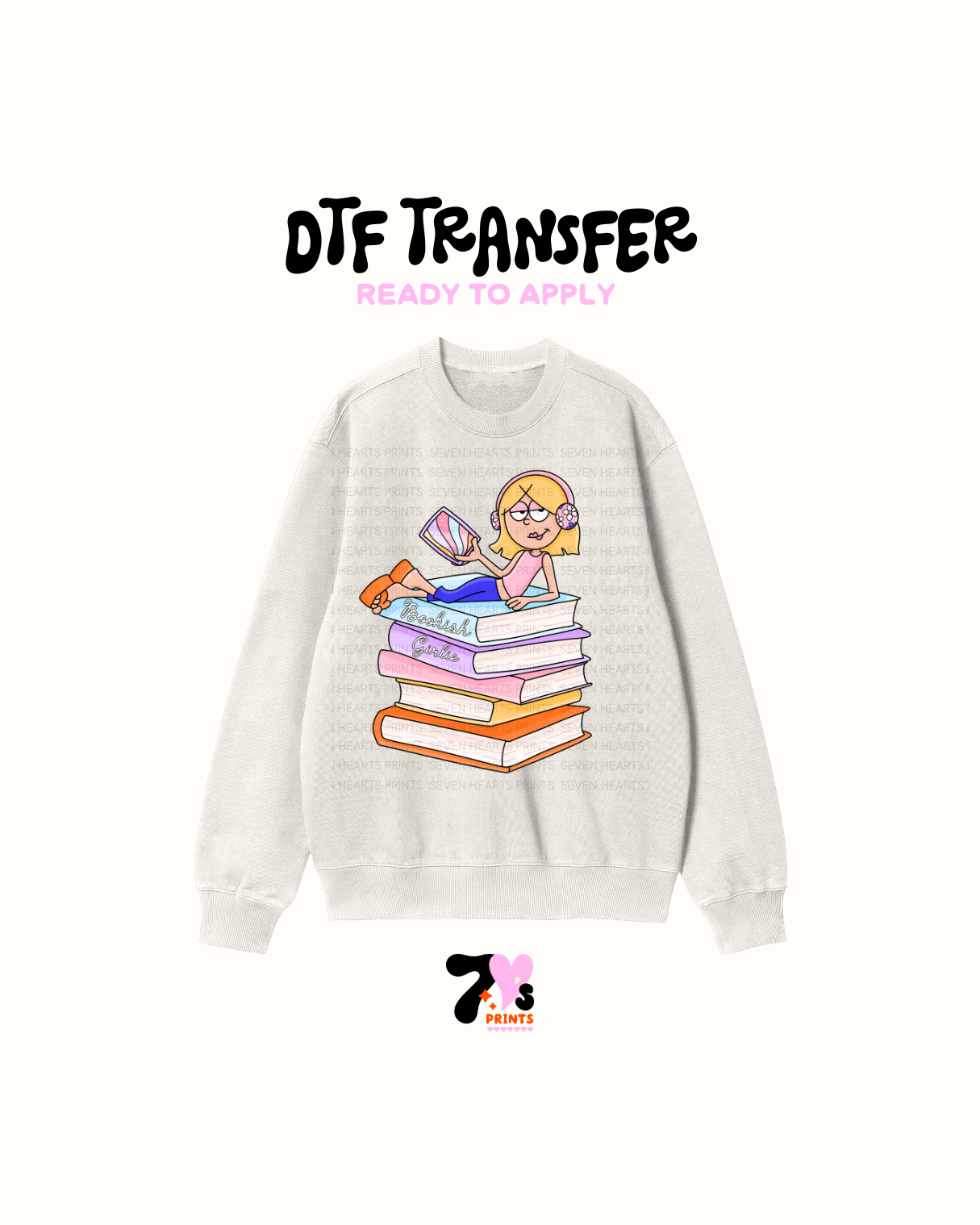 Lizzy books - DTF Transfers