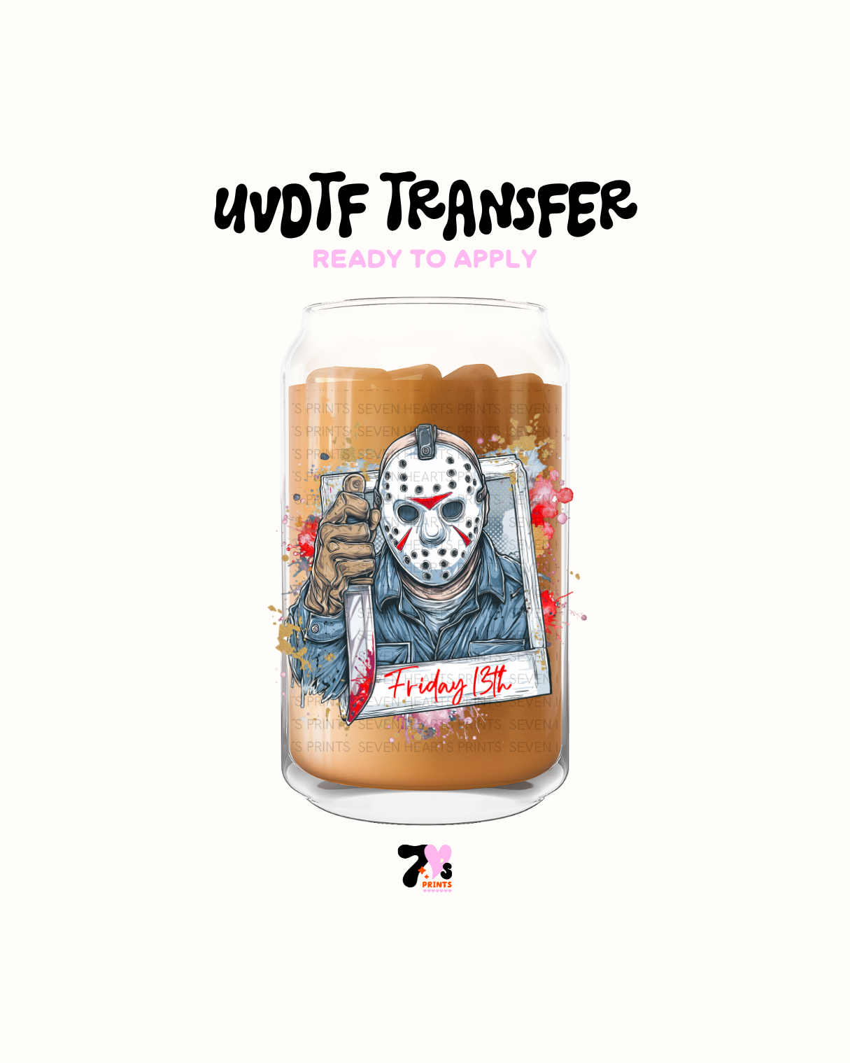 13 Friday - UVDTF Decal