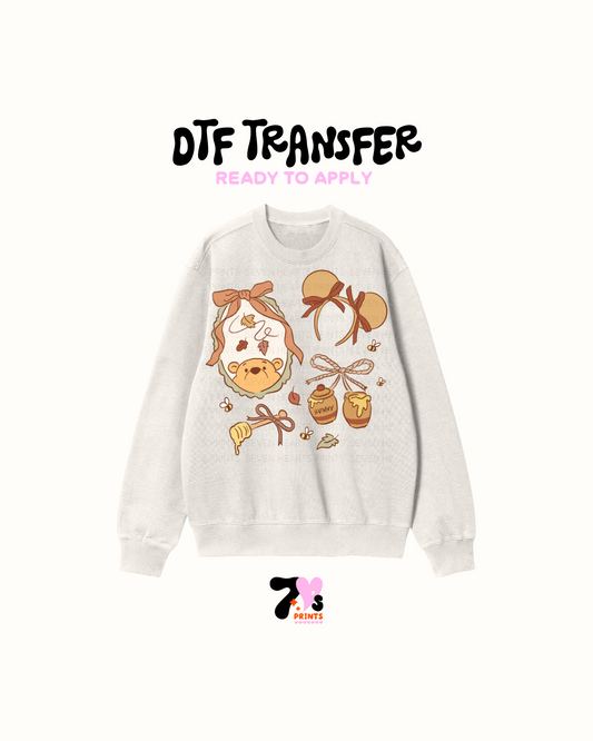Bear Fall Vibes - DTF Transfers