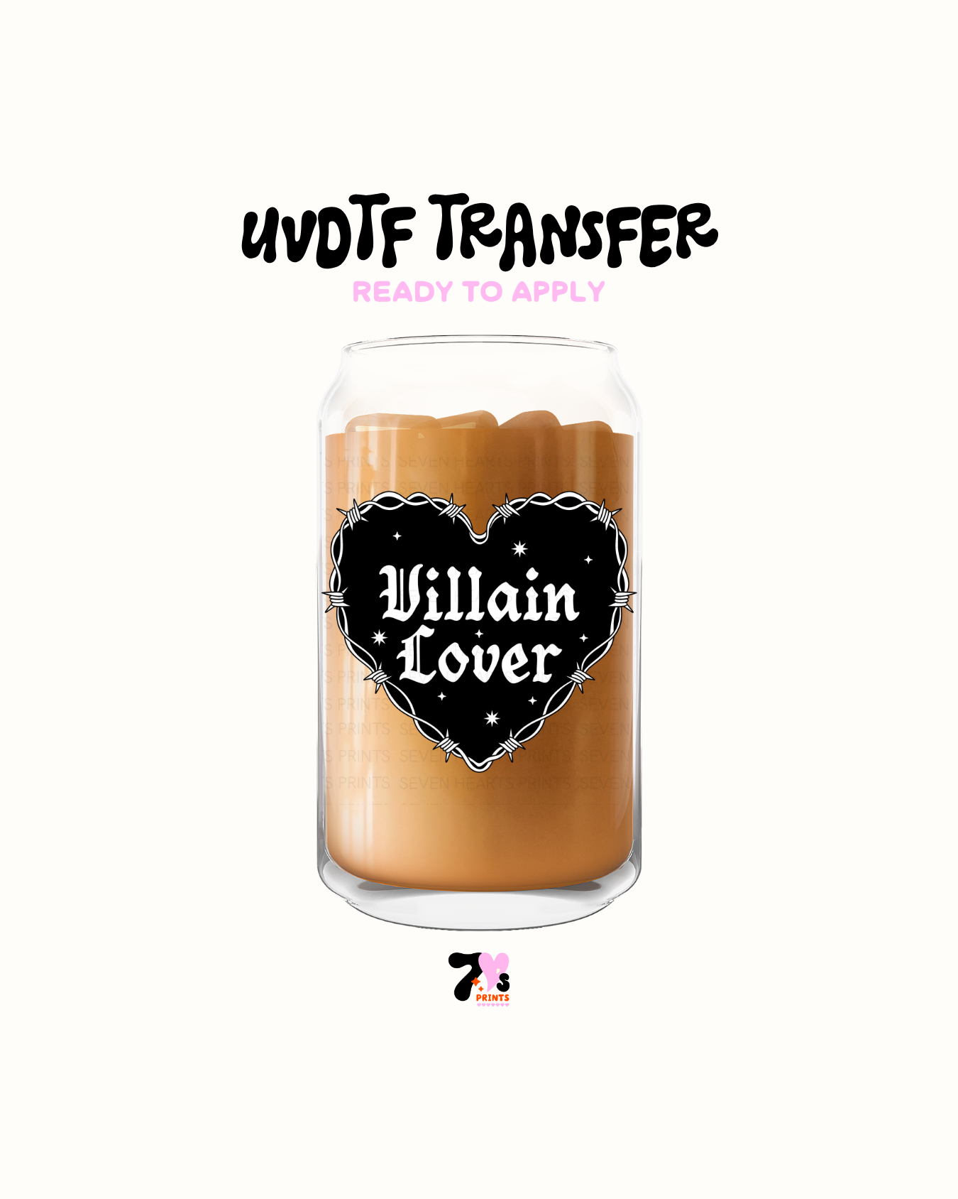 Villain forever UVDTF Decal