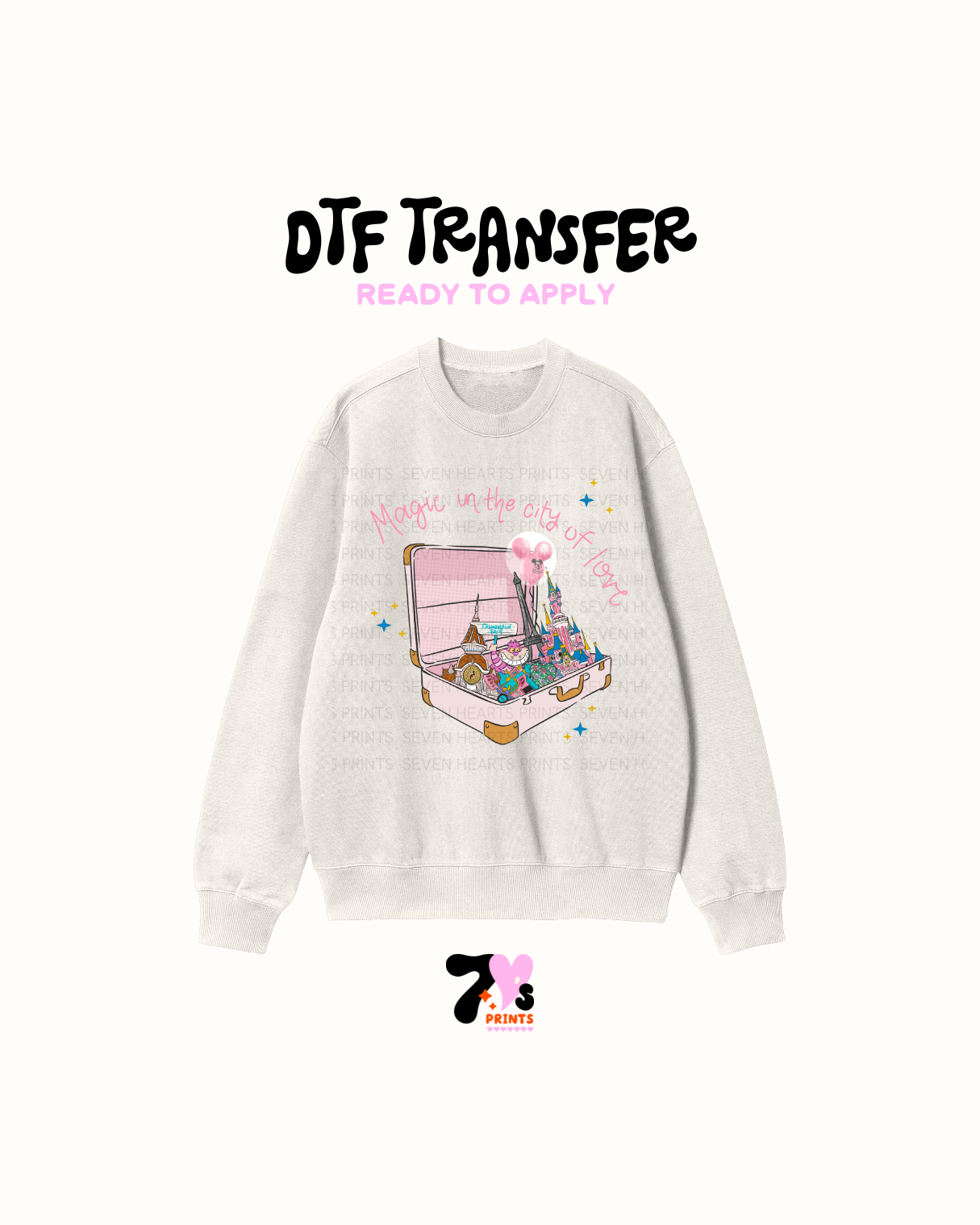 Magic of the city of love - DTF Transfers