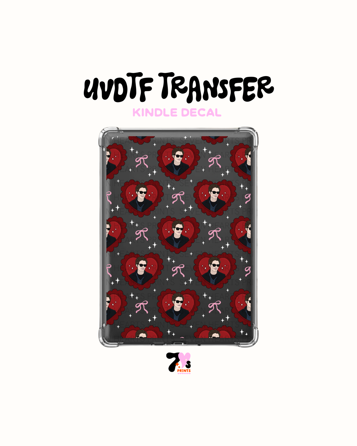 Edward - UVDTF Kindle Decal