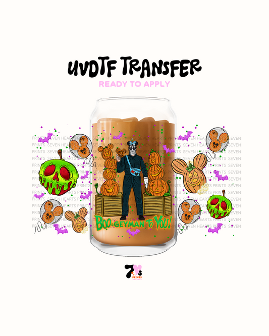 Boogey man to you - UVDTF Wrap