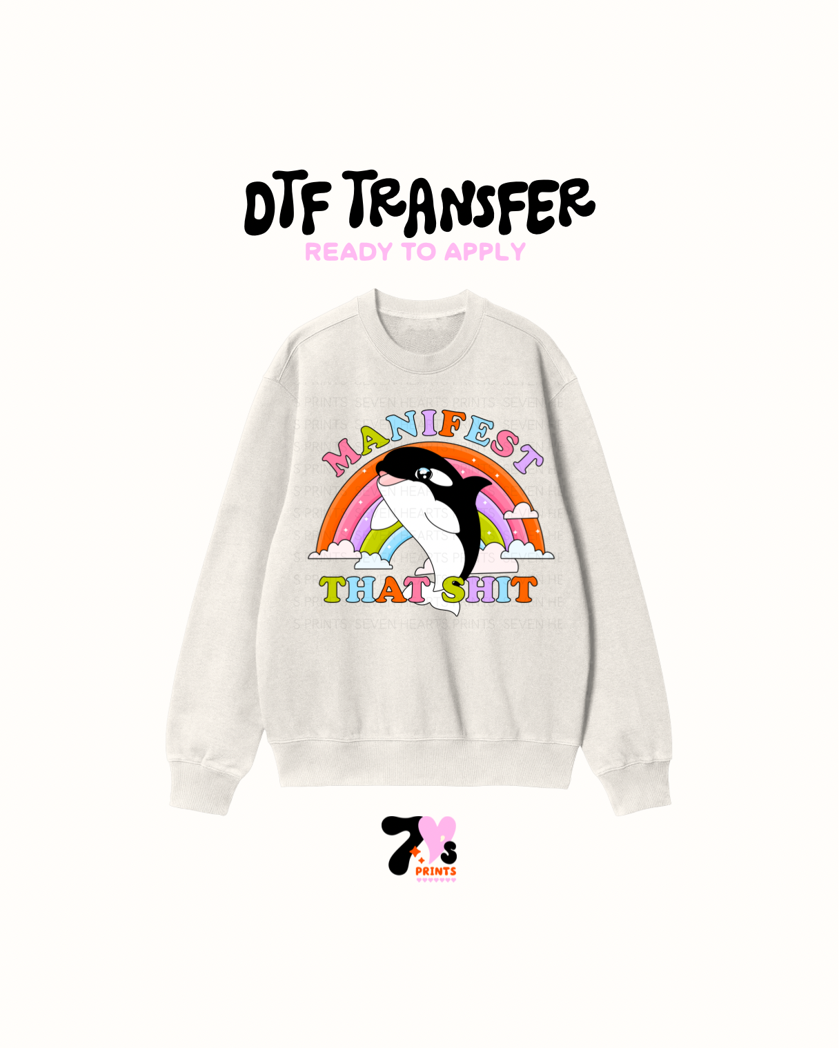 Manifesting that shit - DTF Transfer