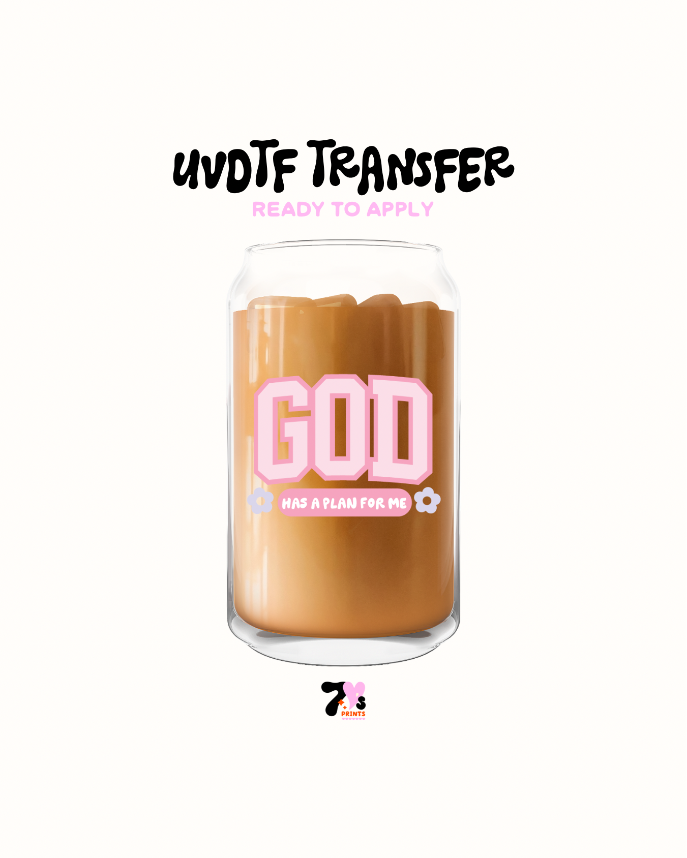 God has a plan for me - UVDTF Decal