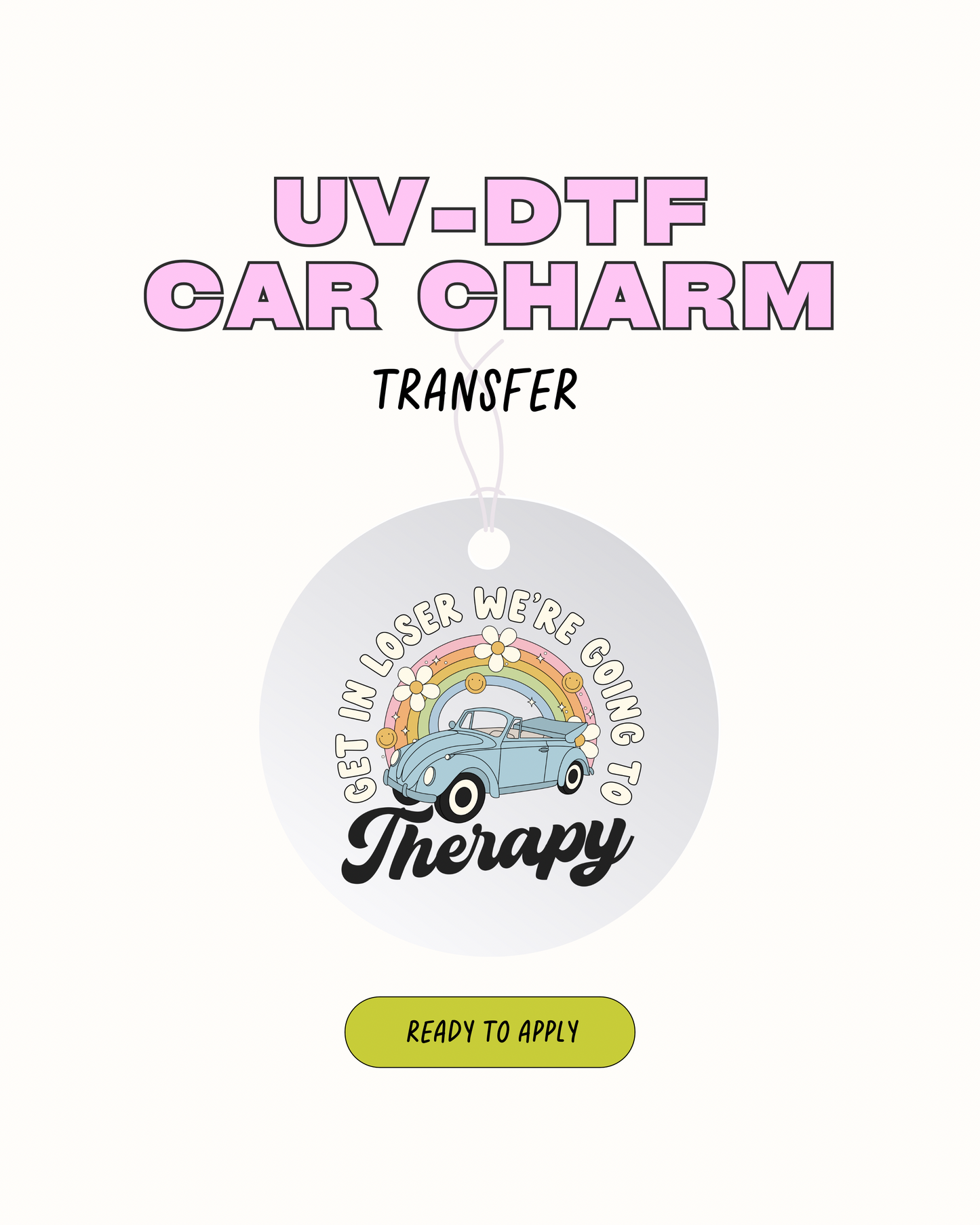 Therapy - Car Charm Decal