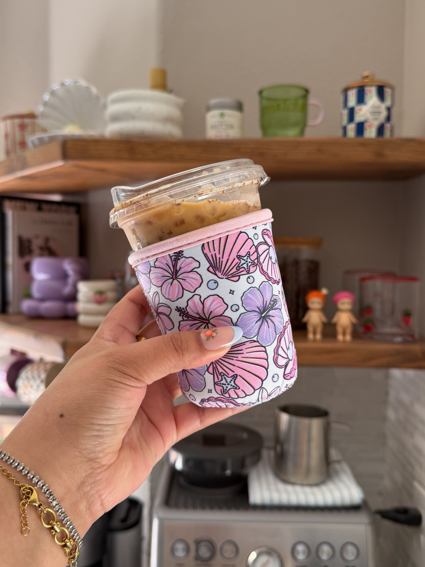 Sea Shell Vibes Coffee Sleeve