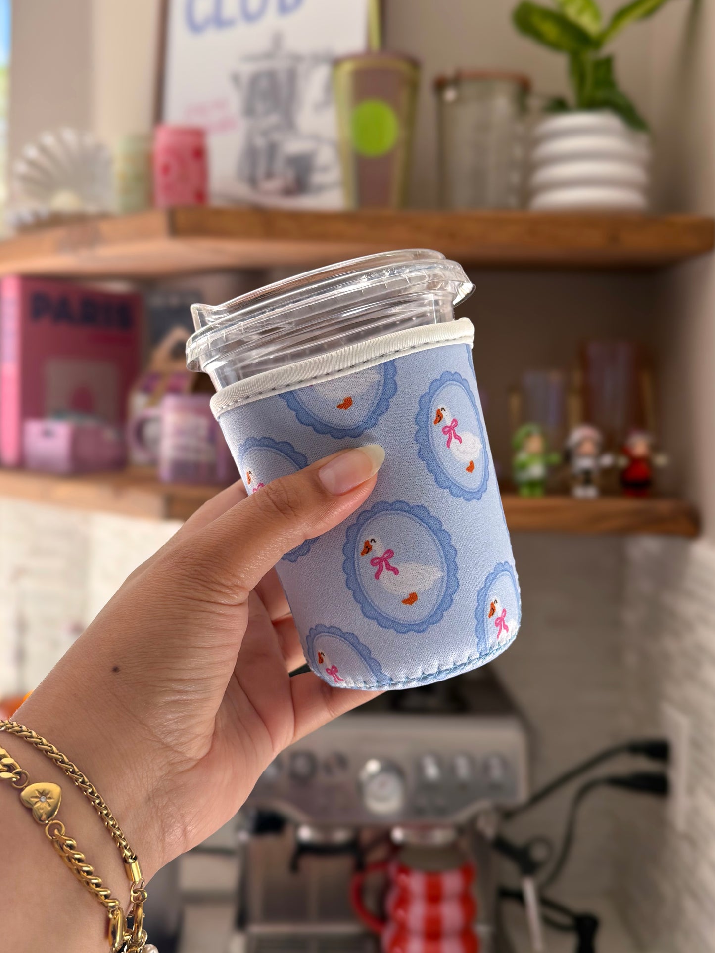 Coquette Geese - Coffee Sleeve