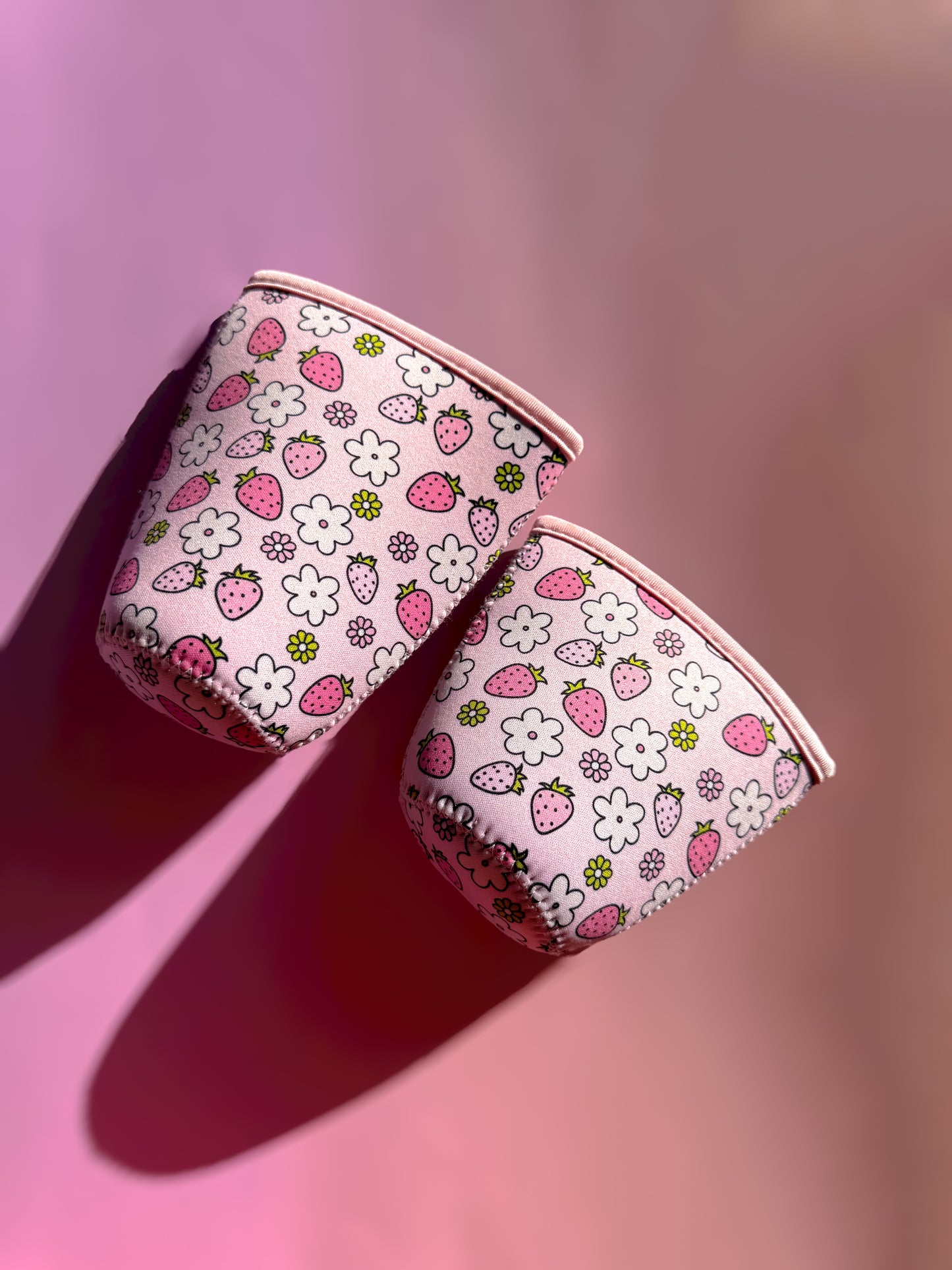 straberry and flower - Coffee sleeve