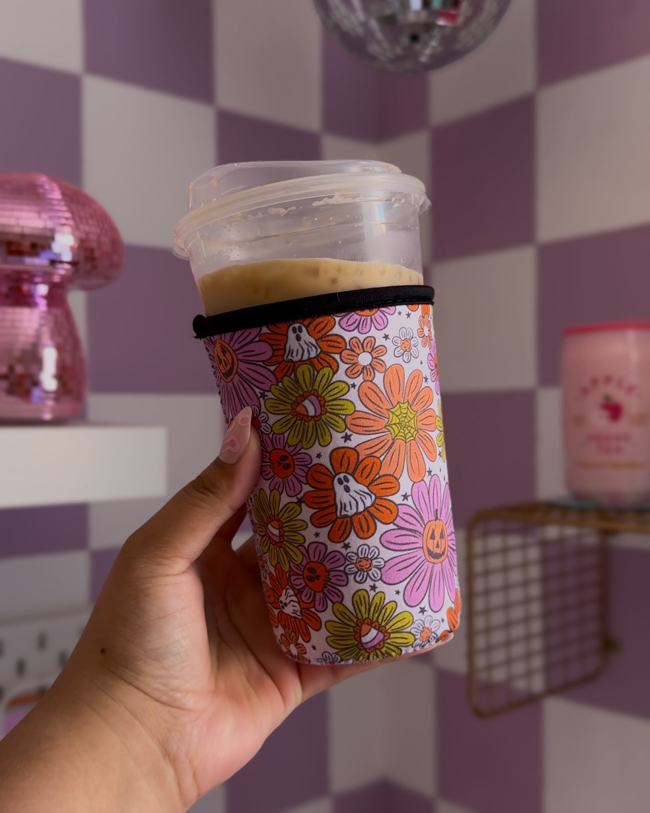 Spooky vibes - Coffee sleeve