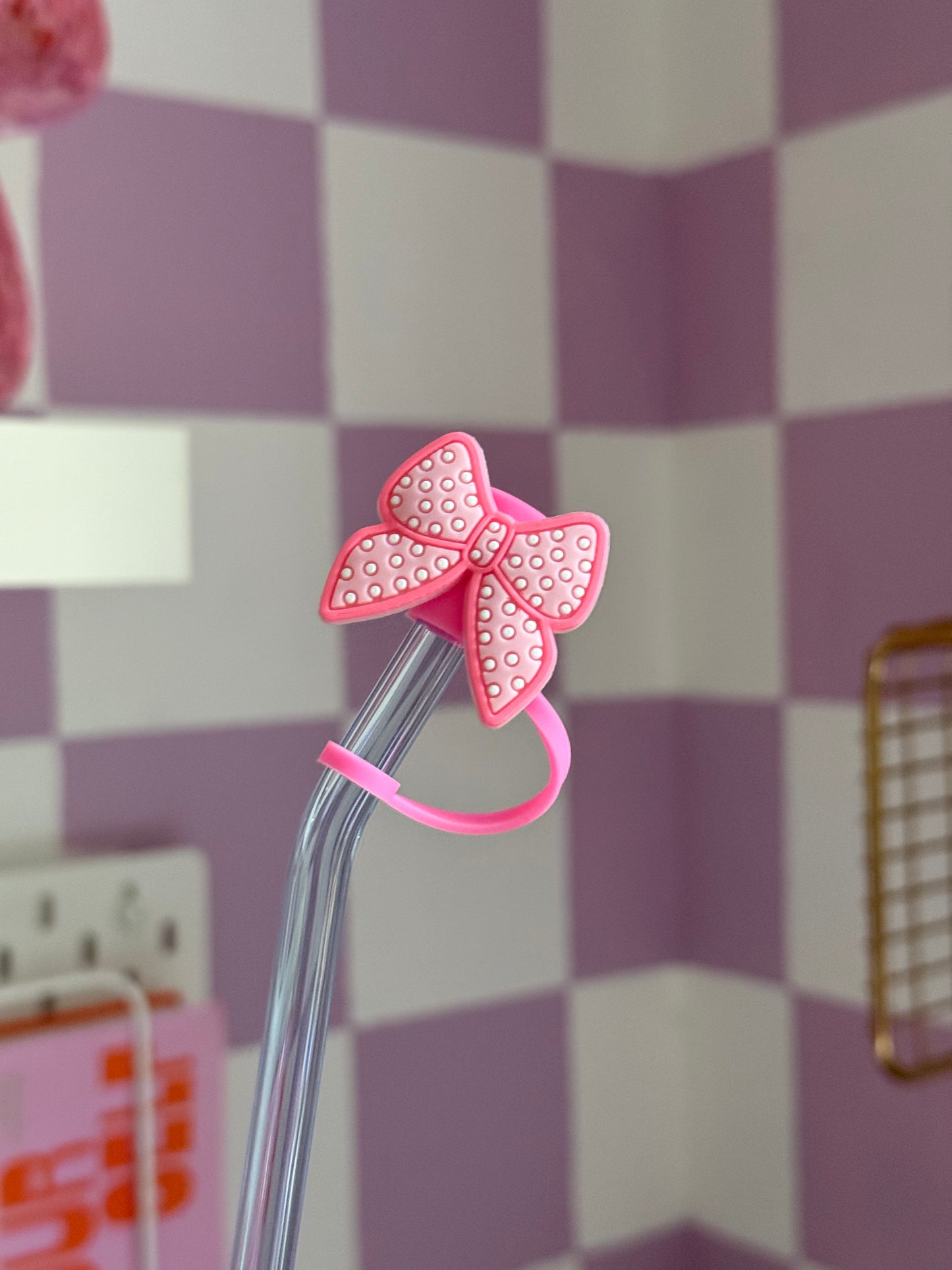 Straw Toppers Set of 4