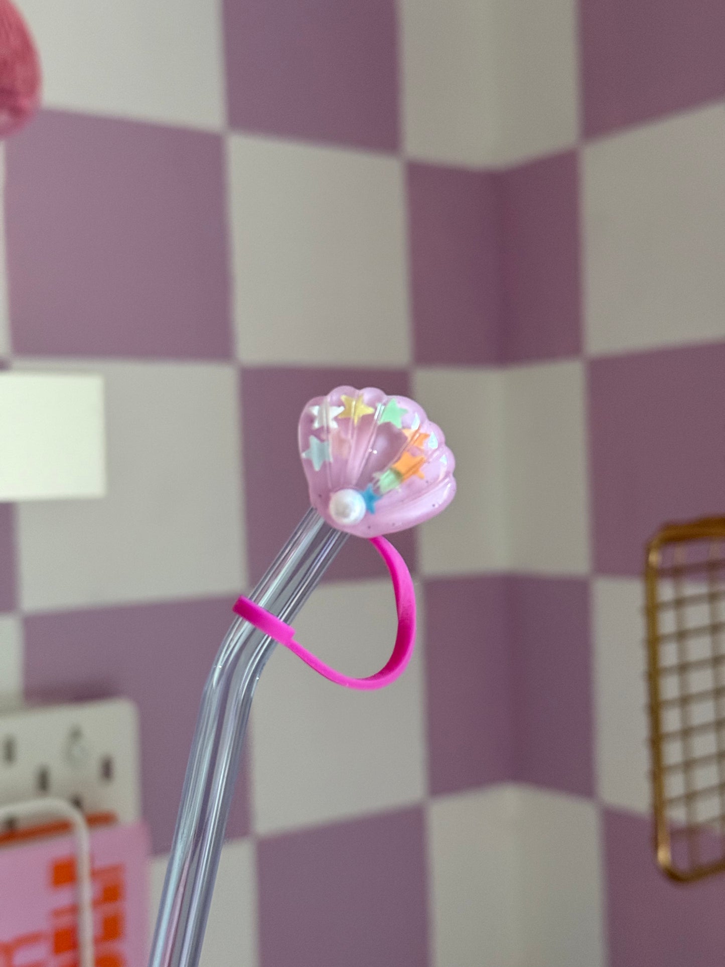 Straw Toppers Set of 4