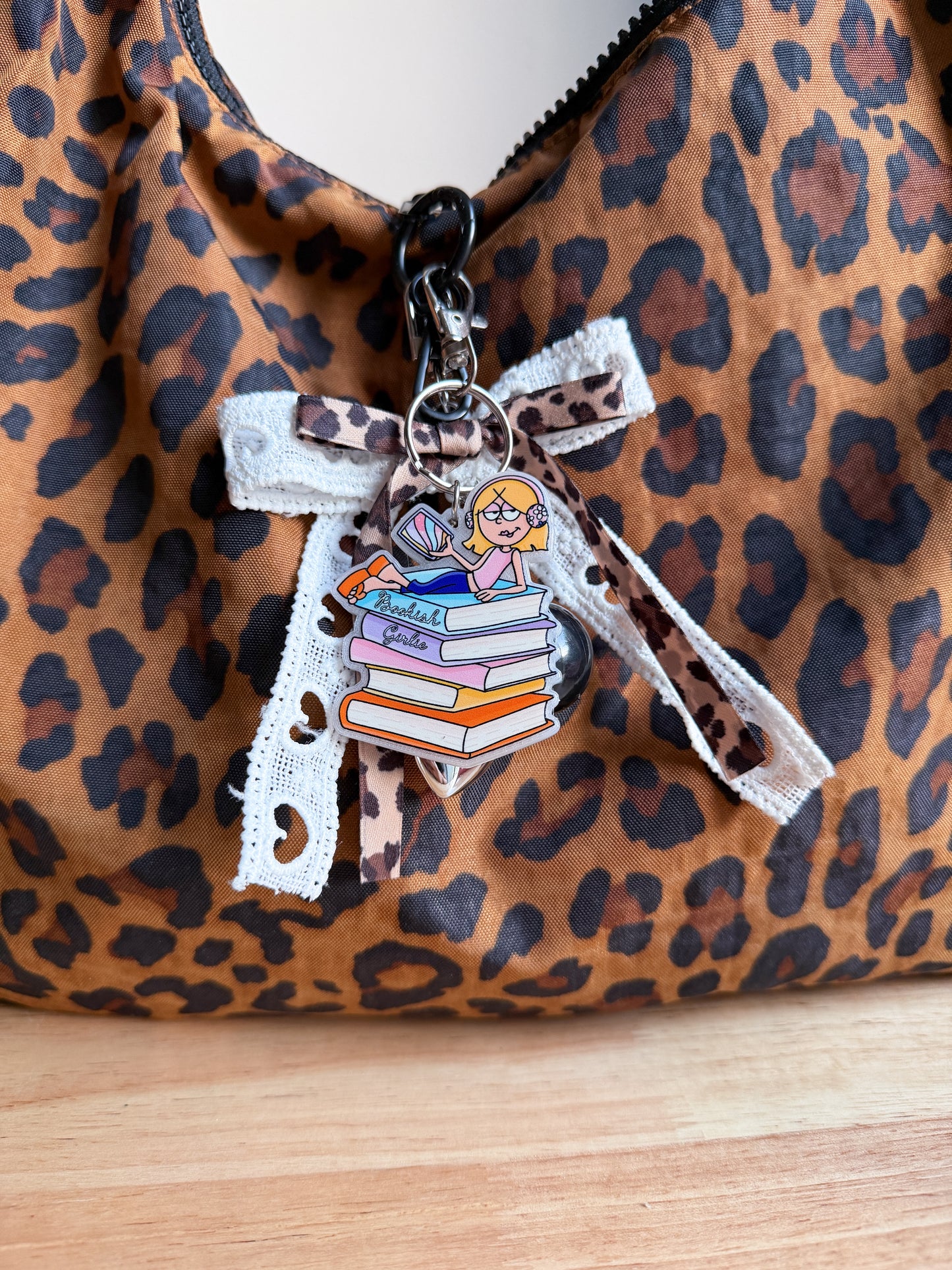 Lizzie and Books Keychain/Bag Charm(Set of 4)