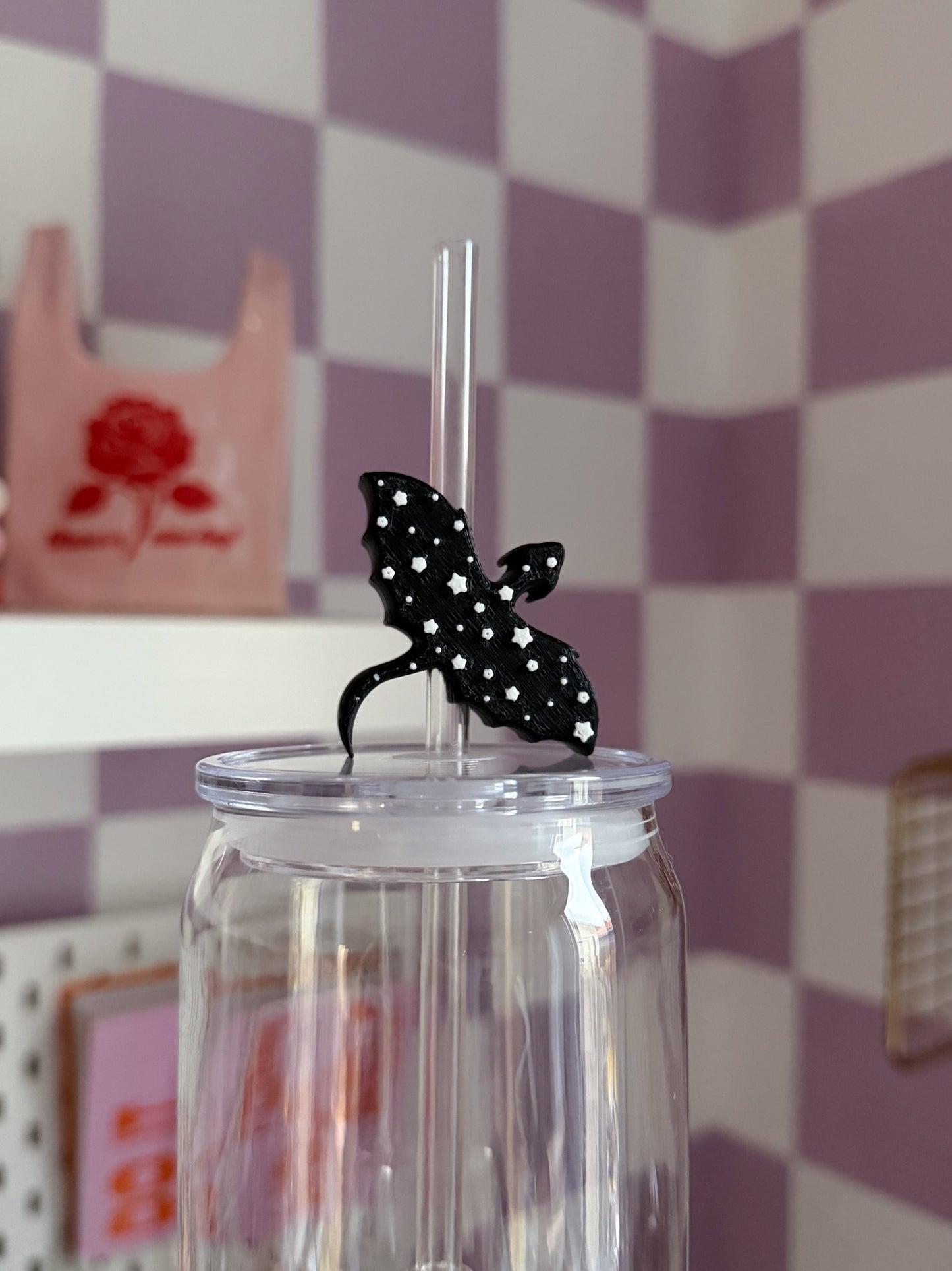 Dragon 3D Straw Topper