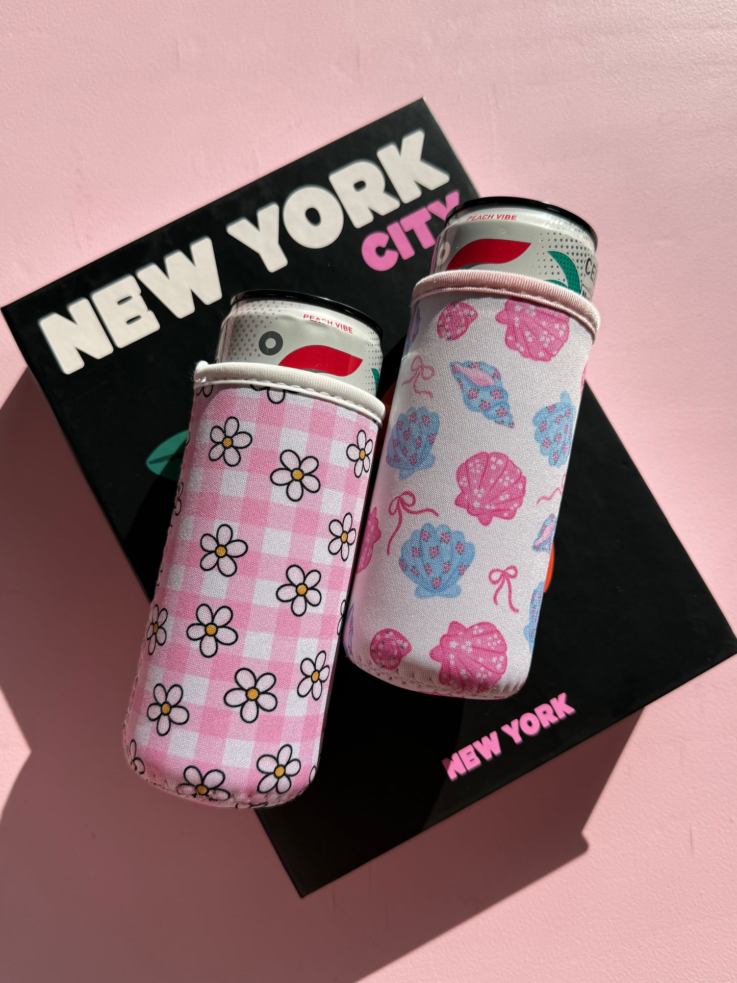 Sea Shells - Slim can Sleeve Set of 4