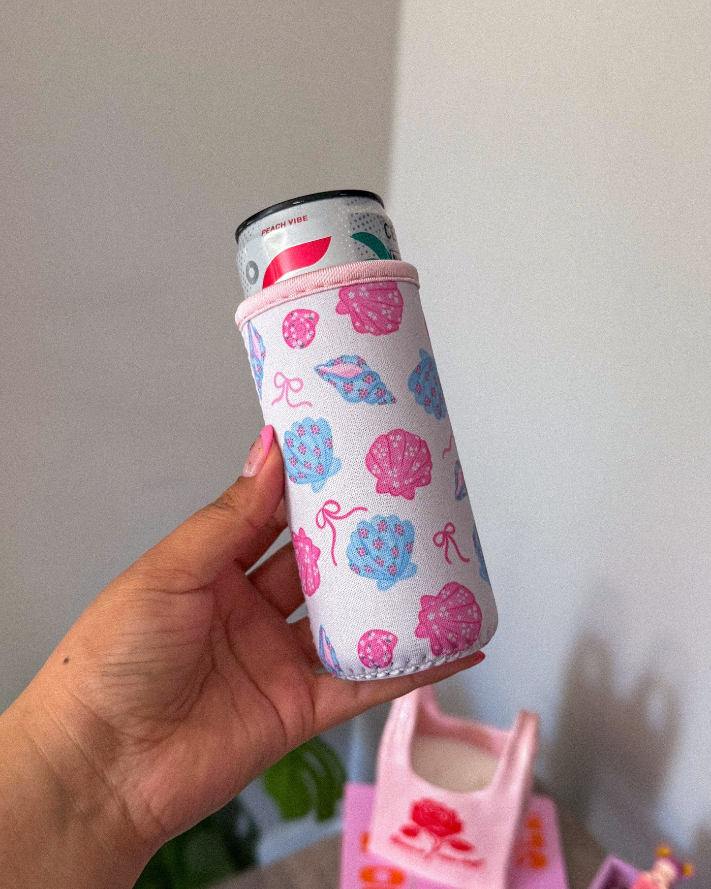Sea Shells - Slim can Sleeve Set of 4