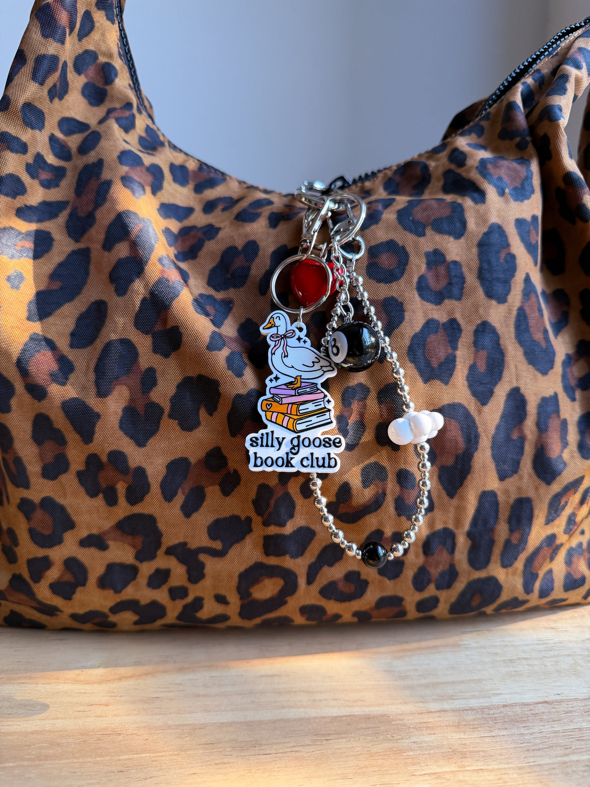 Silly Goose Book Club Keychain/Bag Charm(Set of 4)