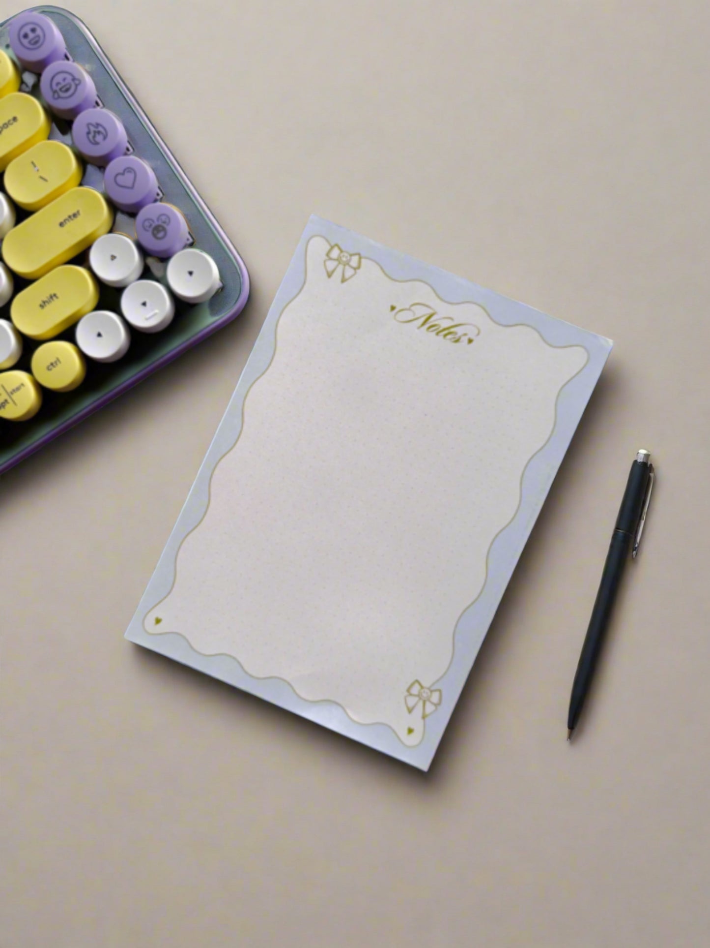 Cute Bow notepad - Set of 4