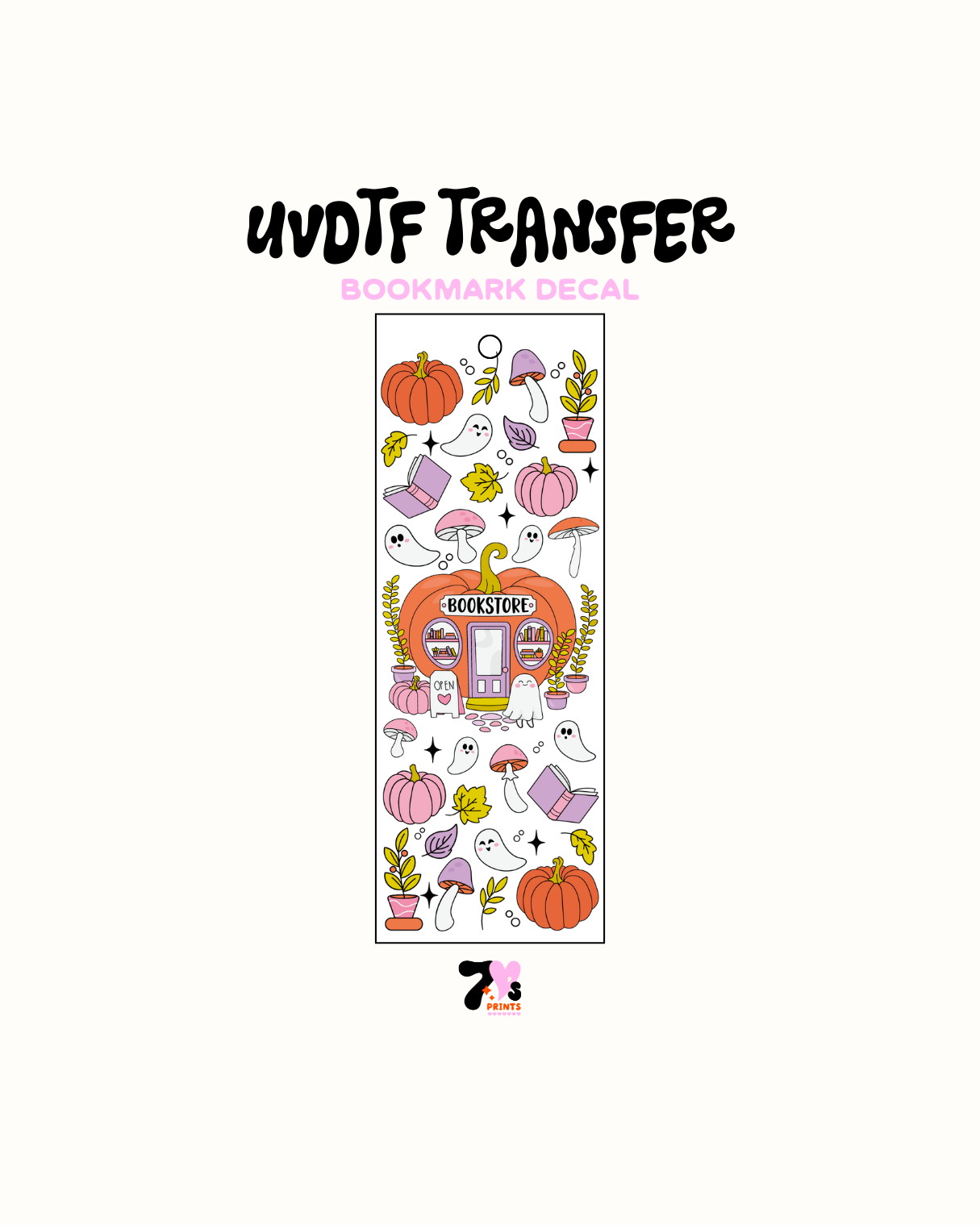 Bookstore - UVDTF Bookmark Decal