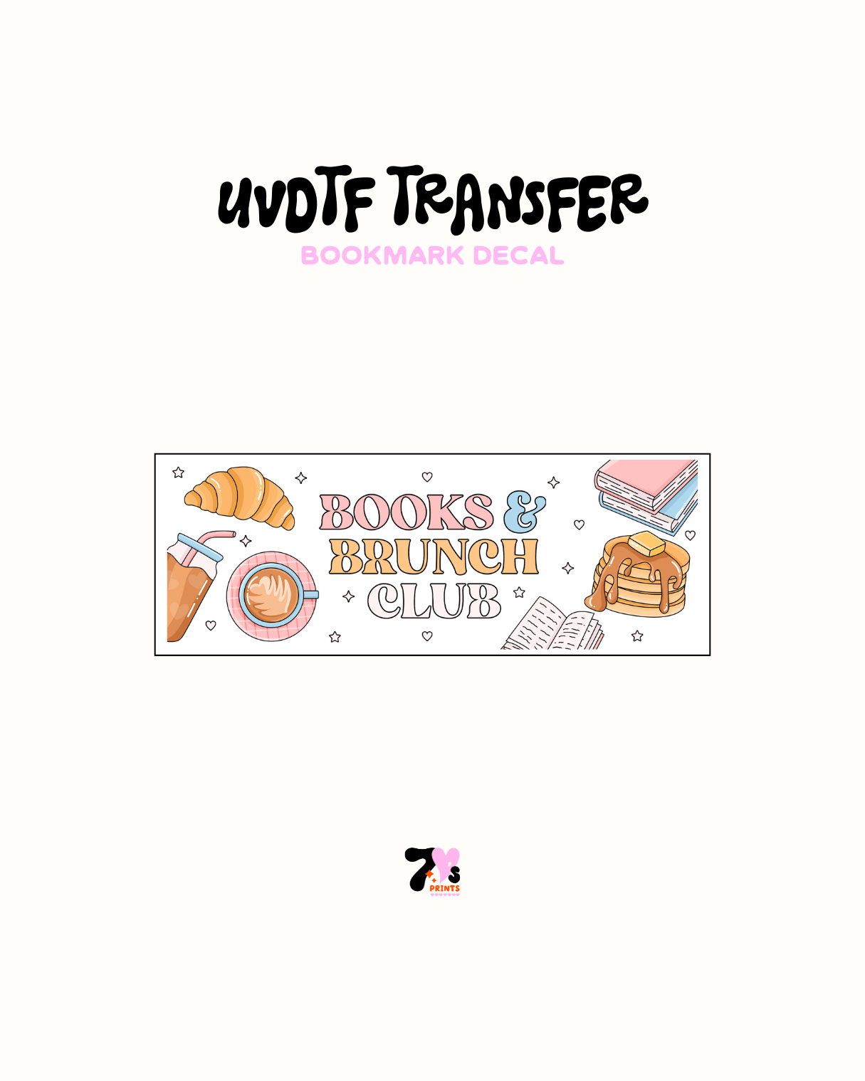 Bunch - UVDTF Bookmark Decal