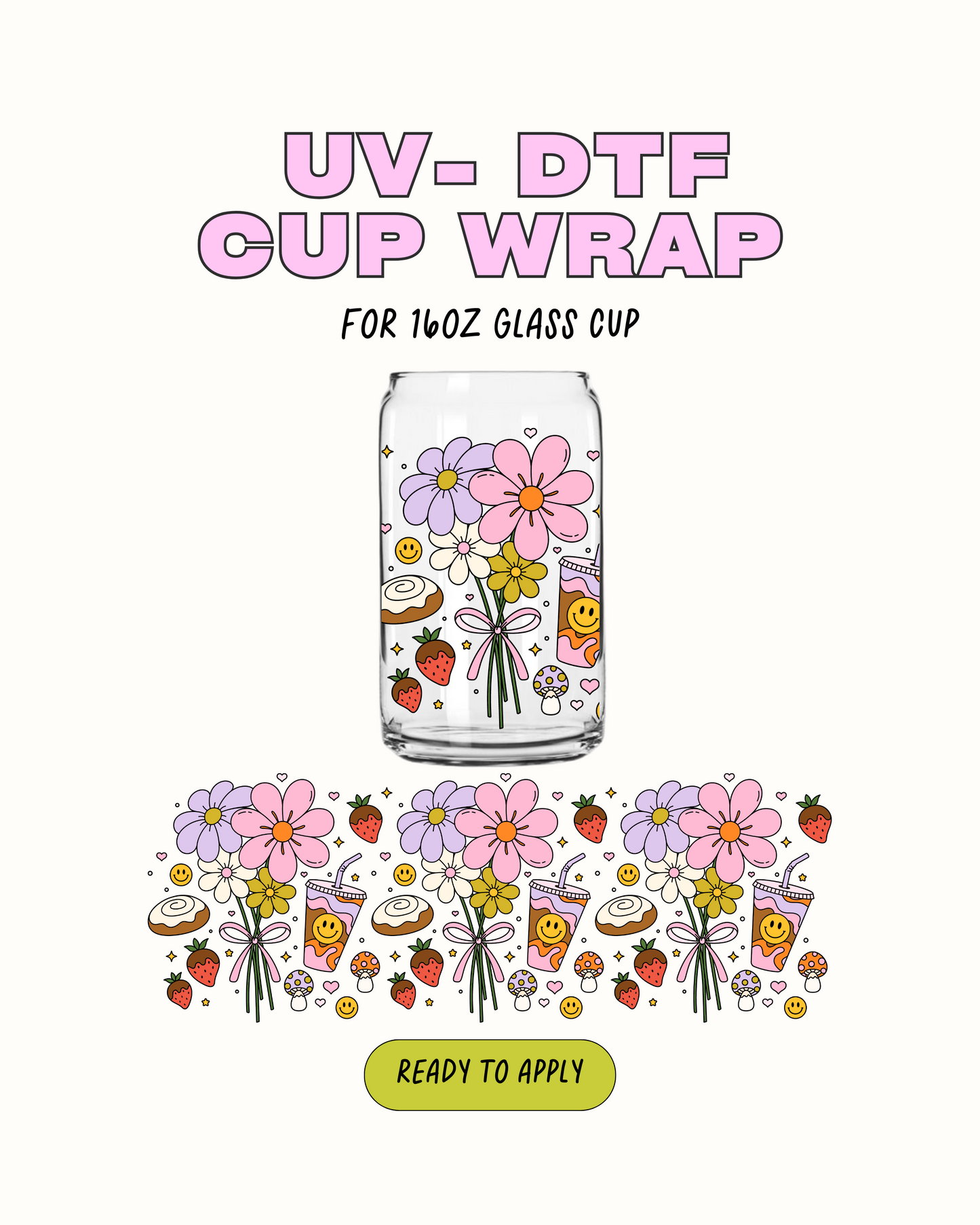 Flower Bouquet- UVDTF