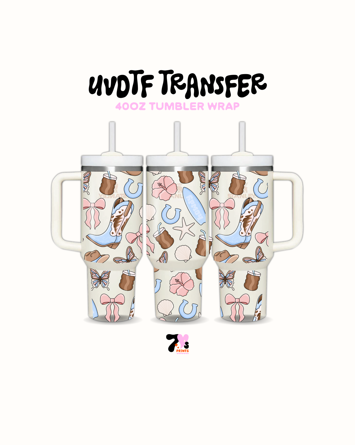 Coastal Cowgirl - UVDTF Wrap