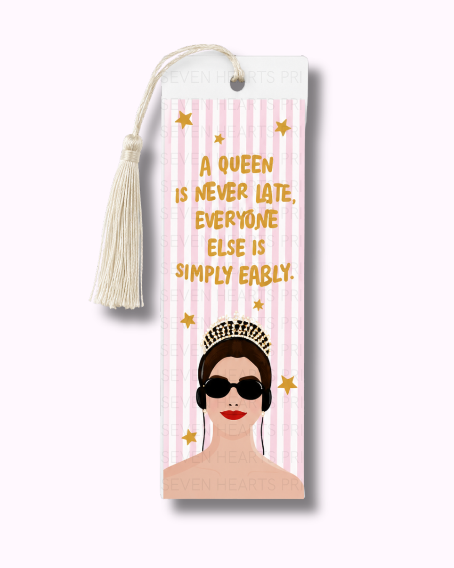 A Queen is never late Bookmark