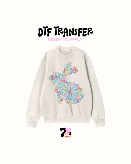 Easter bunny - DTF Transfers