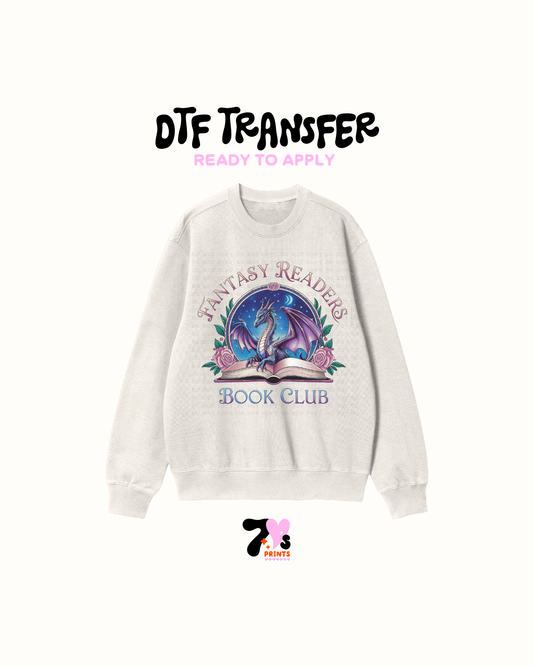 Fantasy reader - DTF Transfer