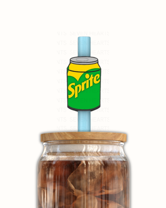 Sprite 3D Straw Topper