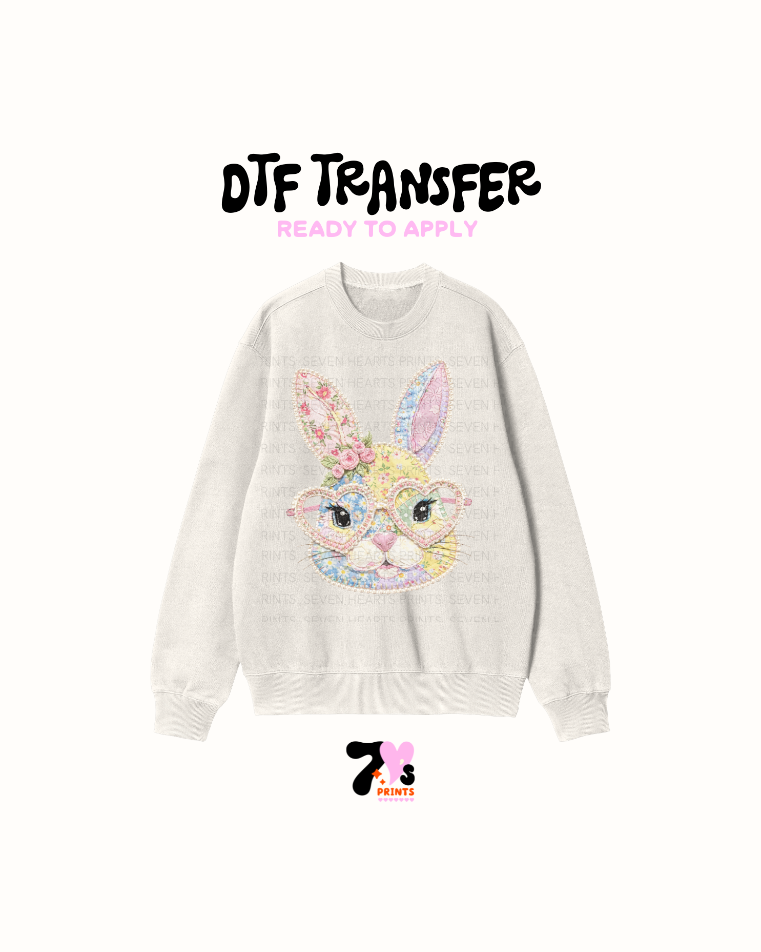 Cute Easter Bunny - DTF Transfers